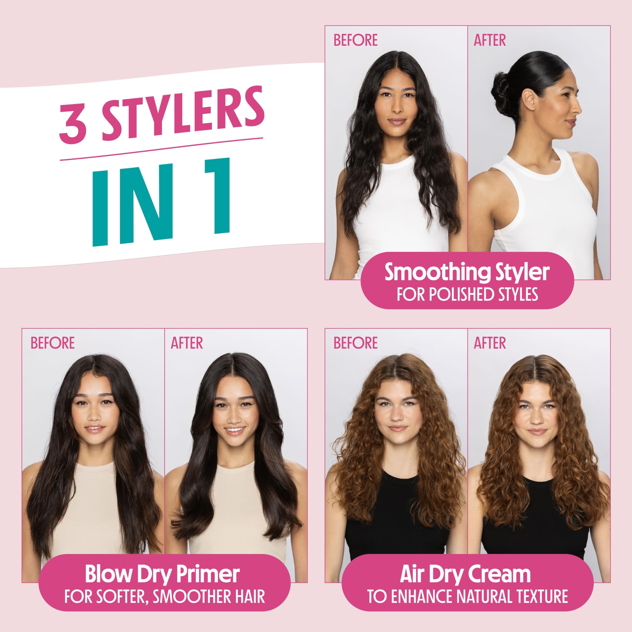 Not Your Mother's All Eyes On Me, aplicación para cabello seco, controla frizz.
