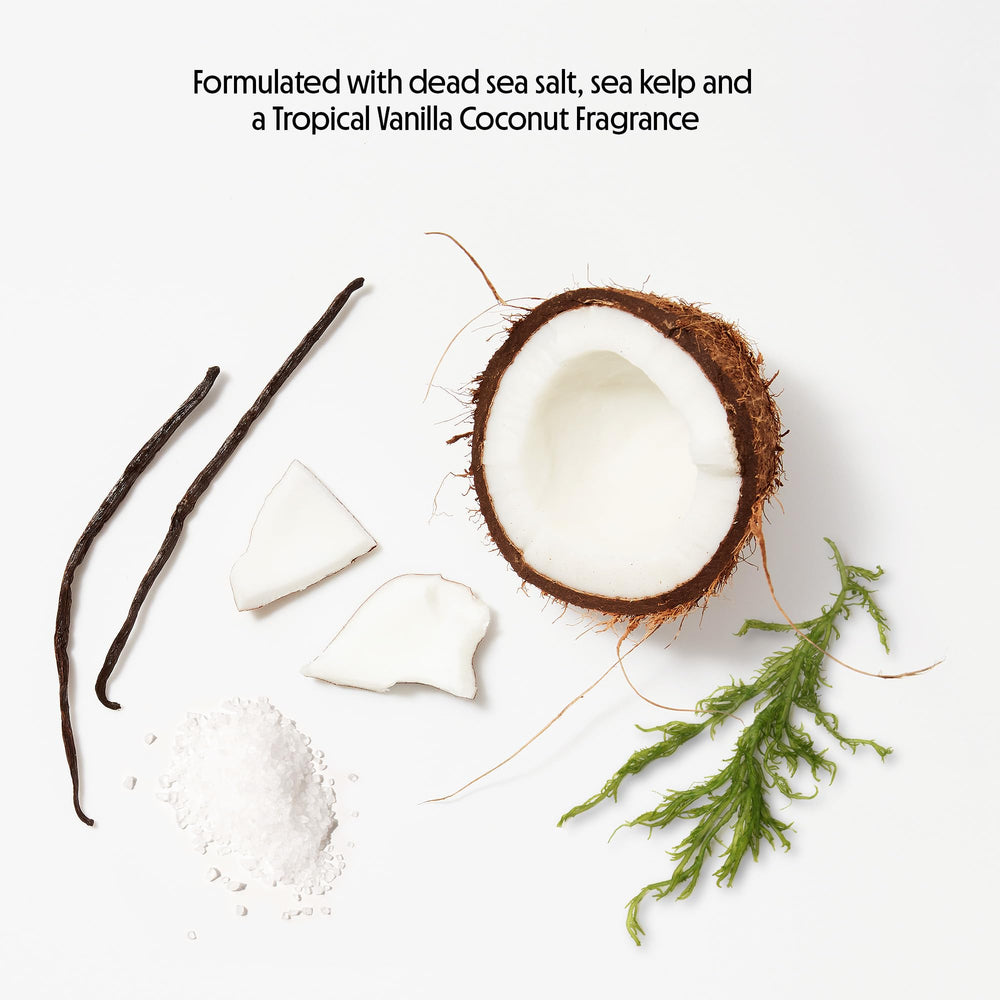 Beach Babe Sea Salt Spray on dry hair for on-the-go texture.