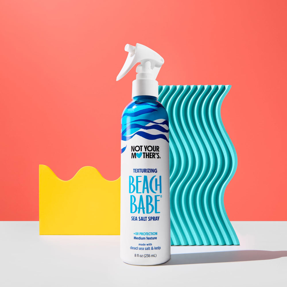 Tropical Vanilla Coconut scent of Beach Babe Sea Salt Spray enhances refreshment.