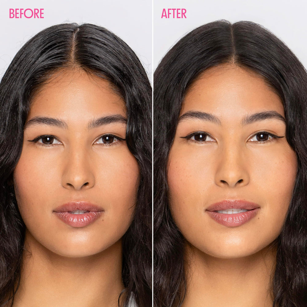 Not Your Mother's Clean Freak dry hair powder application scene highlights oil absorption between washes.