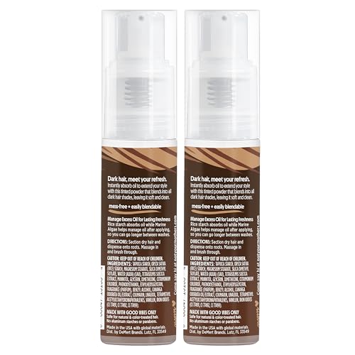 Not Your Mother's Clean Freak oil absorption after application presented as instant refresh.