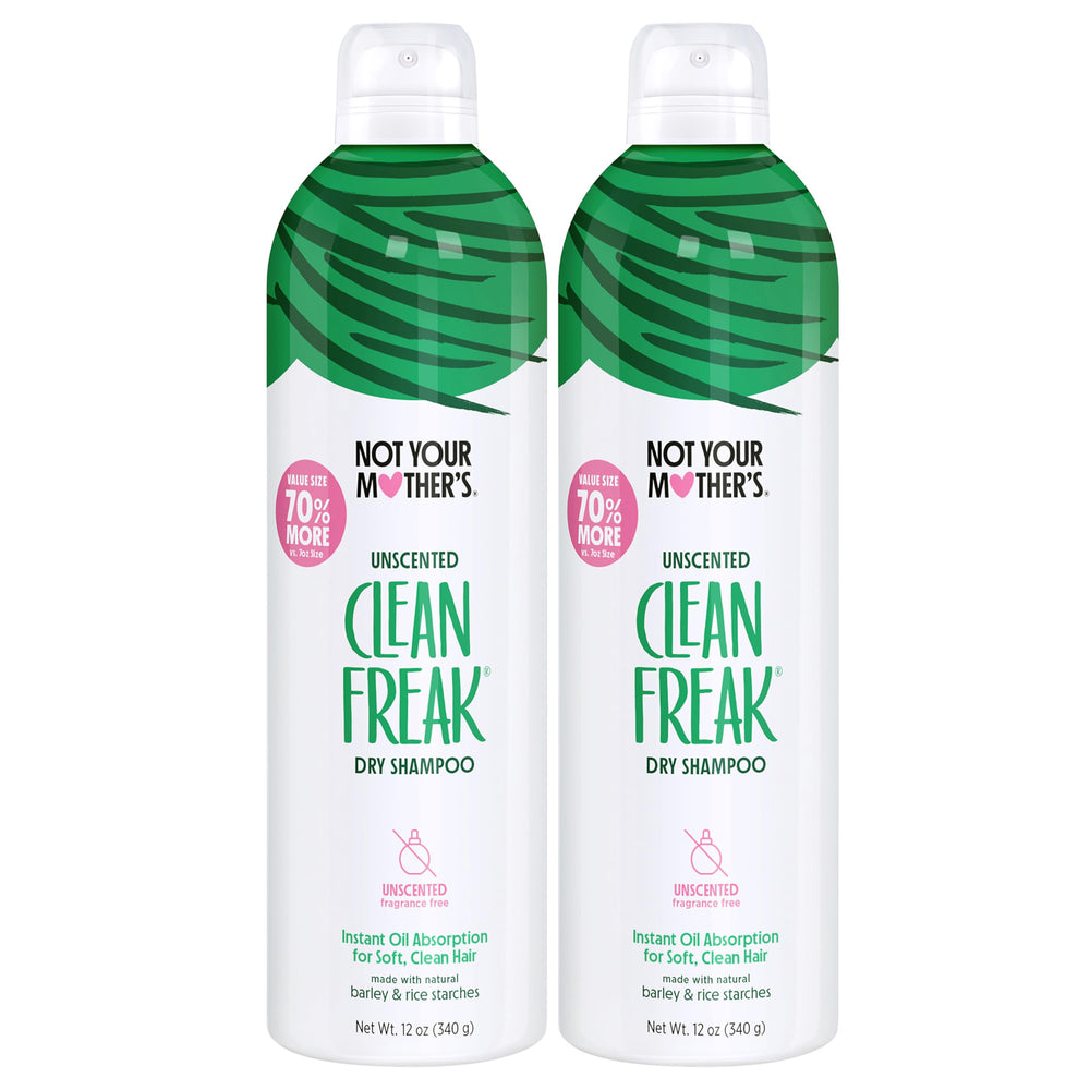 Not Your Mother's Clean Freak spray application demonstrating easy root refresh.