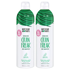Not Your Mother's Clean Freak Dry Shampoo bottle ready for quick oil absorption between washes