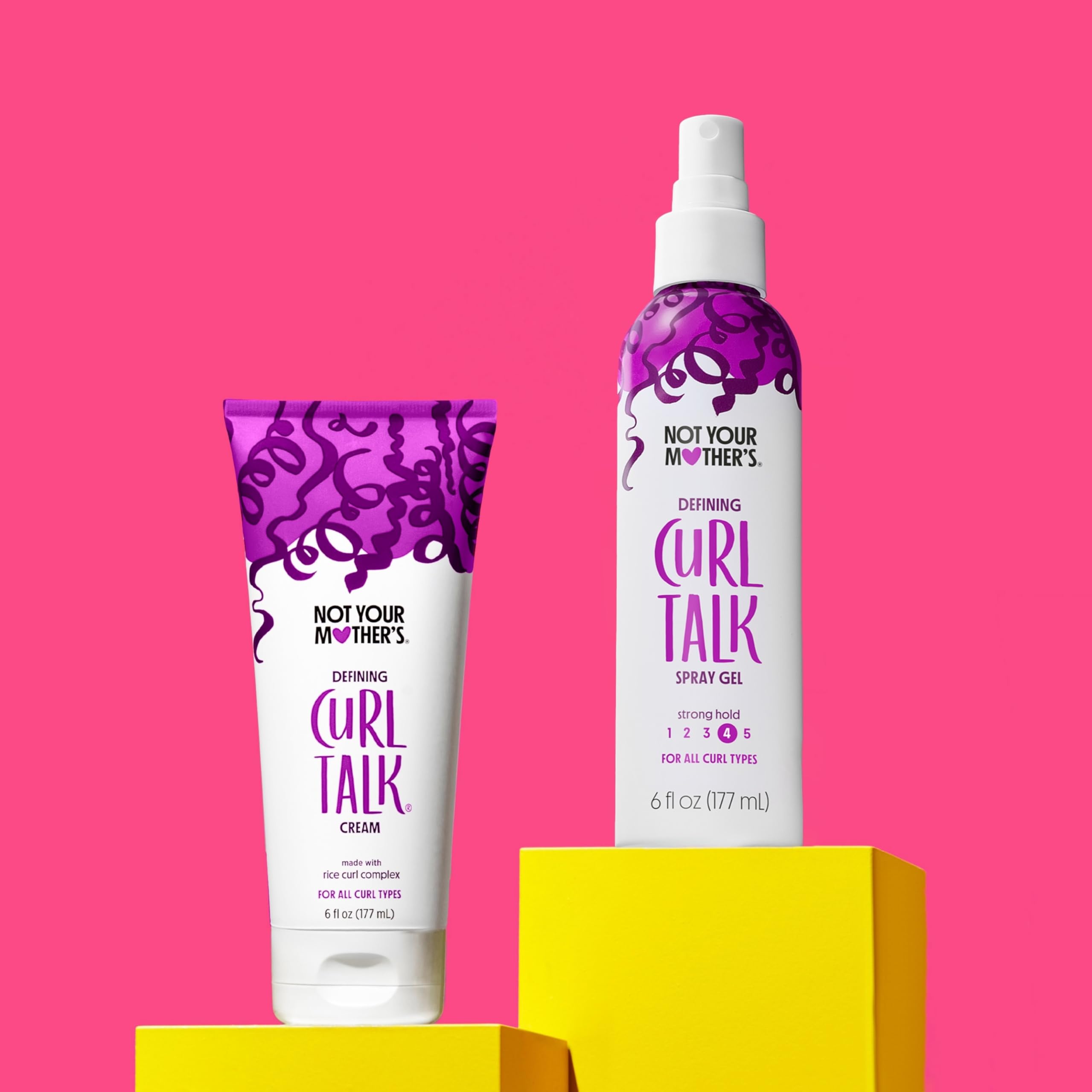 Not Your Mother's Curl Talk 2-pack travel-friendly packaging shown