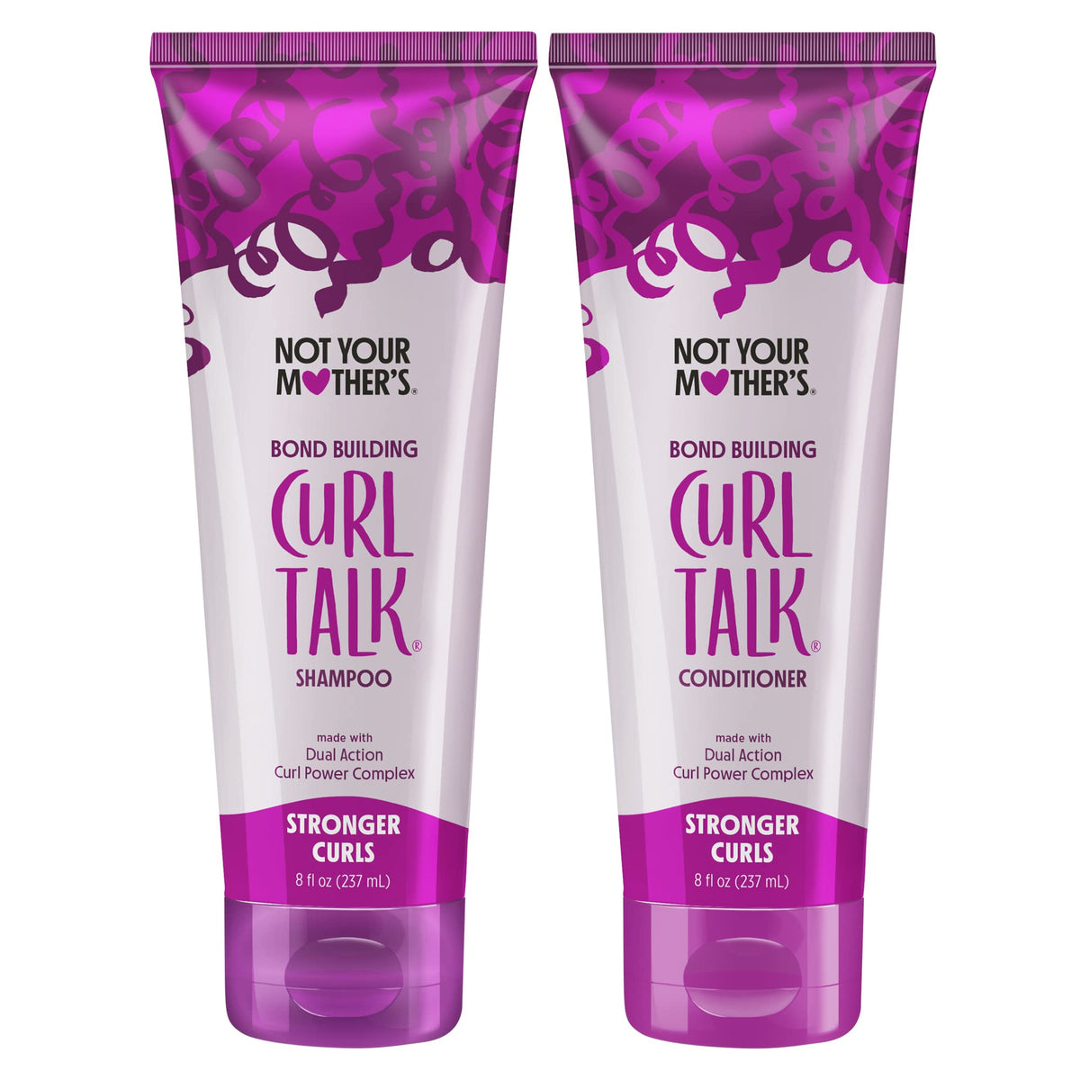 Not Your Mother's Curl Talk Bond Building Shampoo: botella visible y fortalecimiento suave para rizos