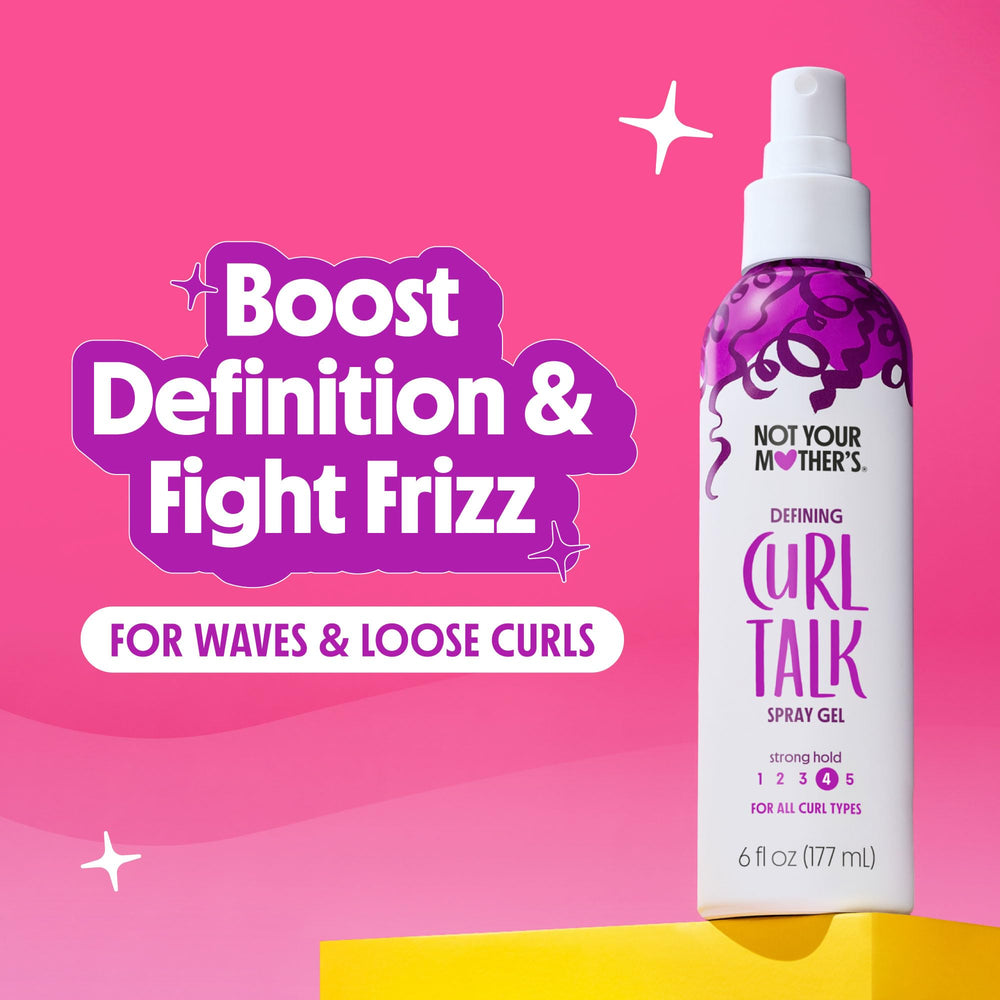 Not Your Mother's Curl Talk defining cream jar seals moisture and adds glow