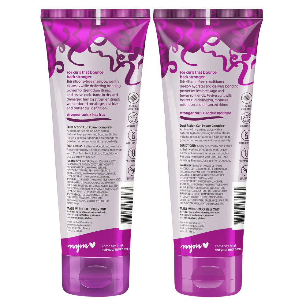 Not Your Mother's Curl Talk etiqueta sin sulfatos: cuidado suave para cabellos rizados