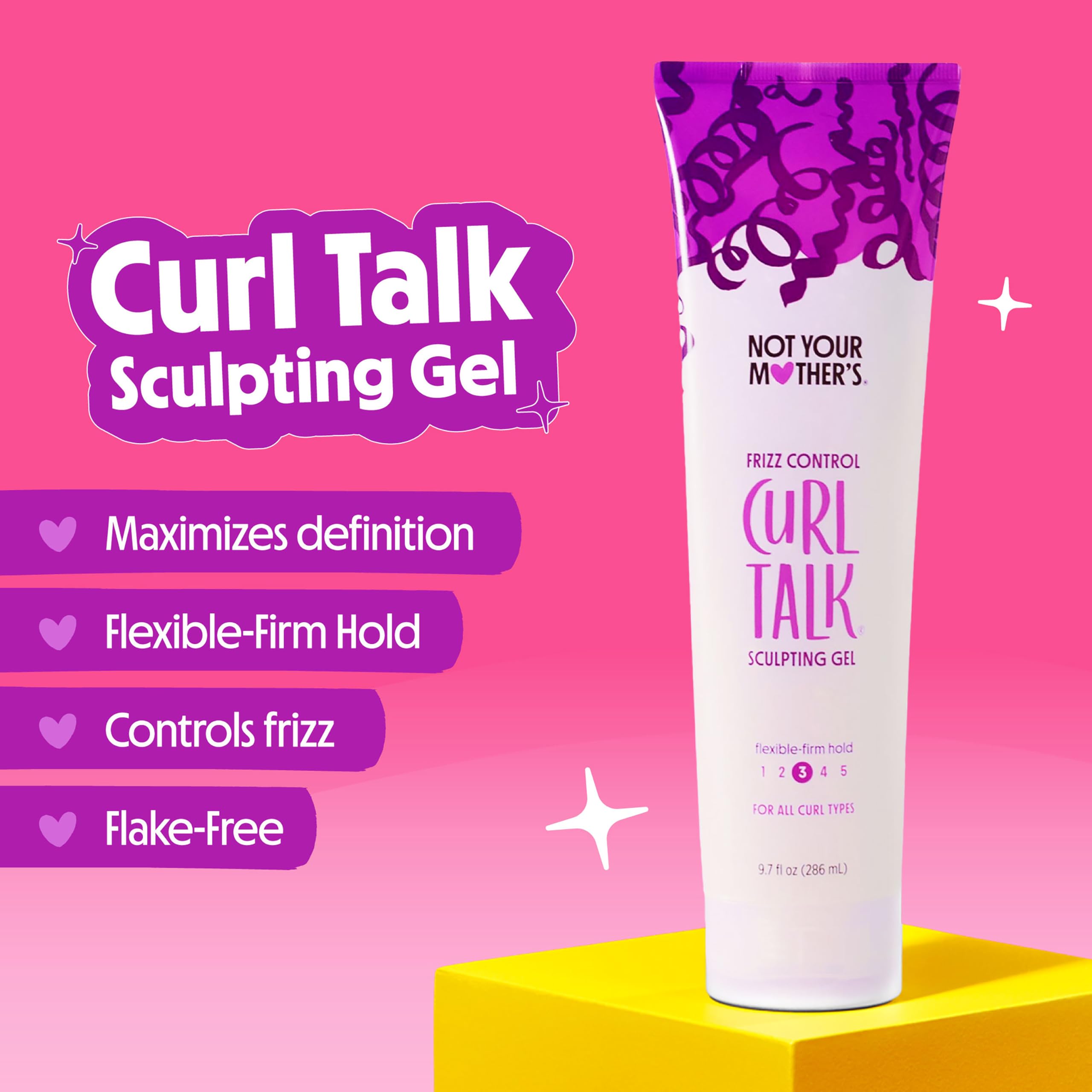 Not Your Mother's Curl Talk Activating Mousse can delivering volume and lasting curl bounce