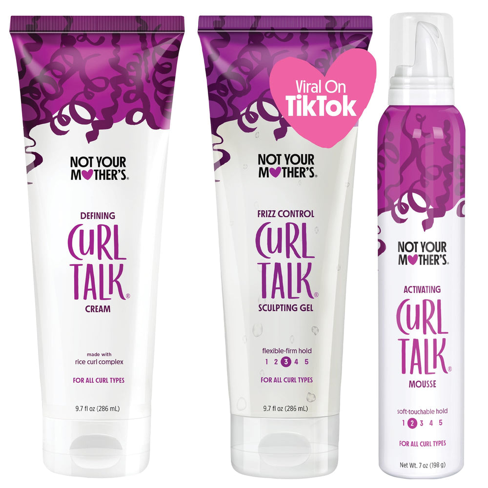Not Your Mother's Curl Talk Defining Cream bottle for defined curls and moisture retention