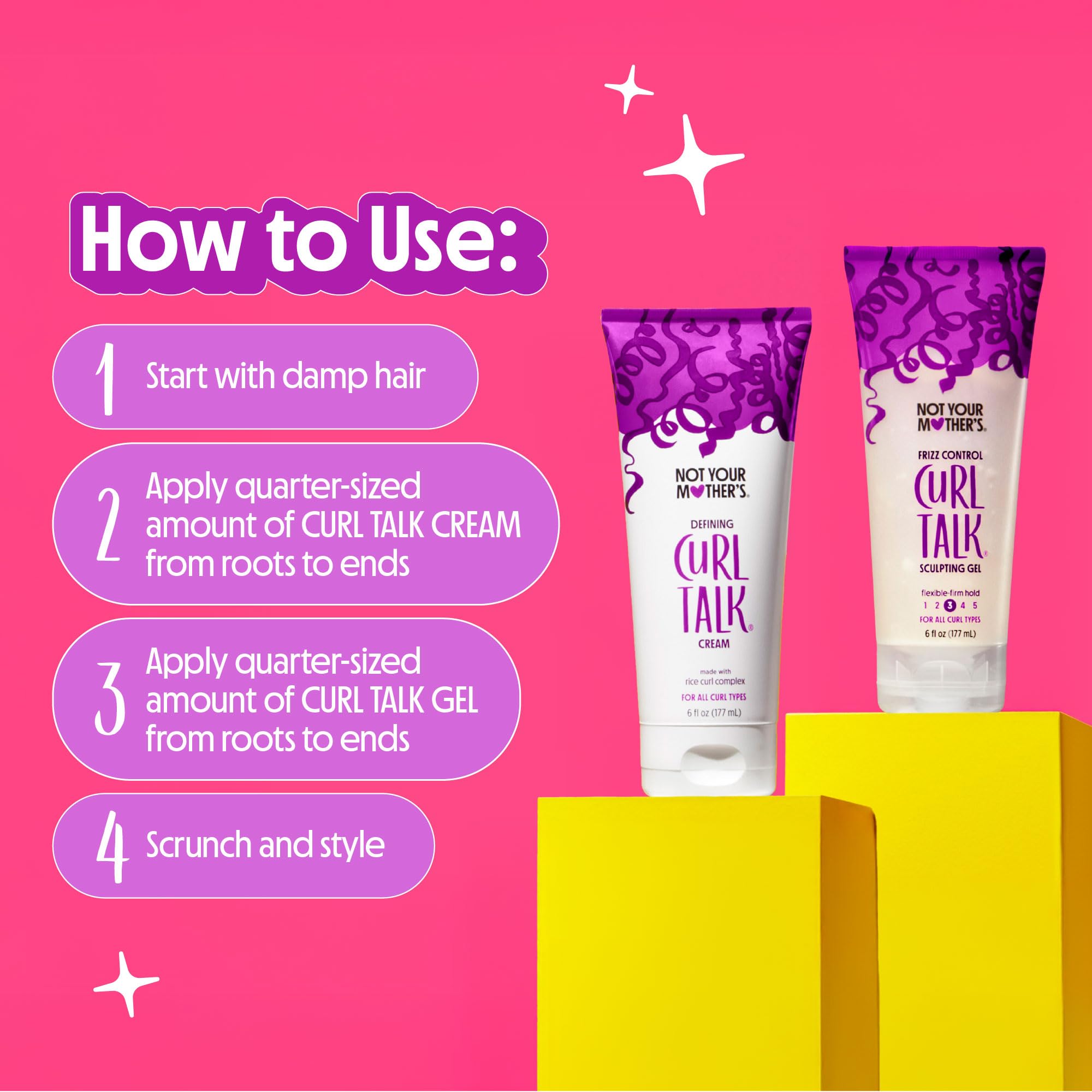 Fórmula libre de sulfatos y siliconas para cabello suave.