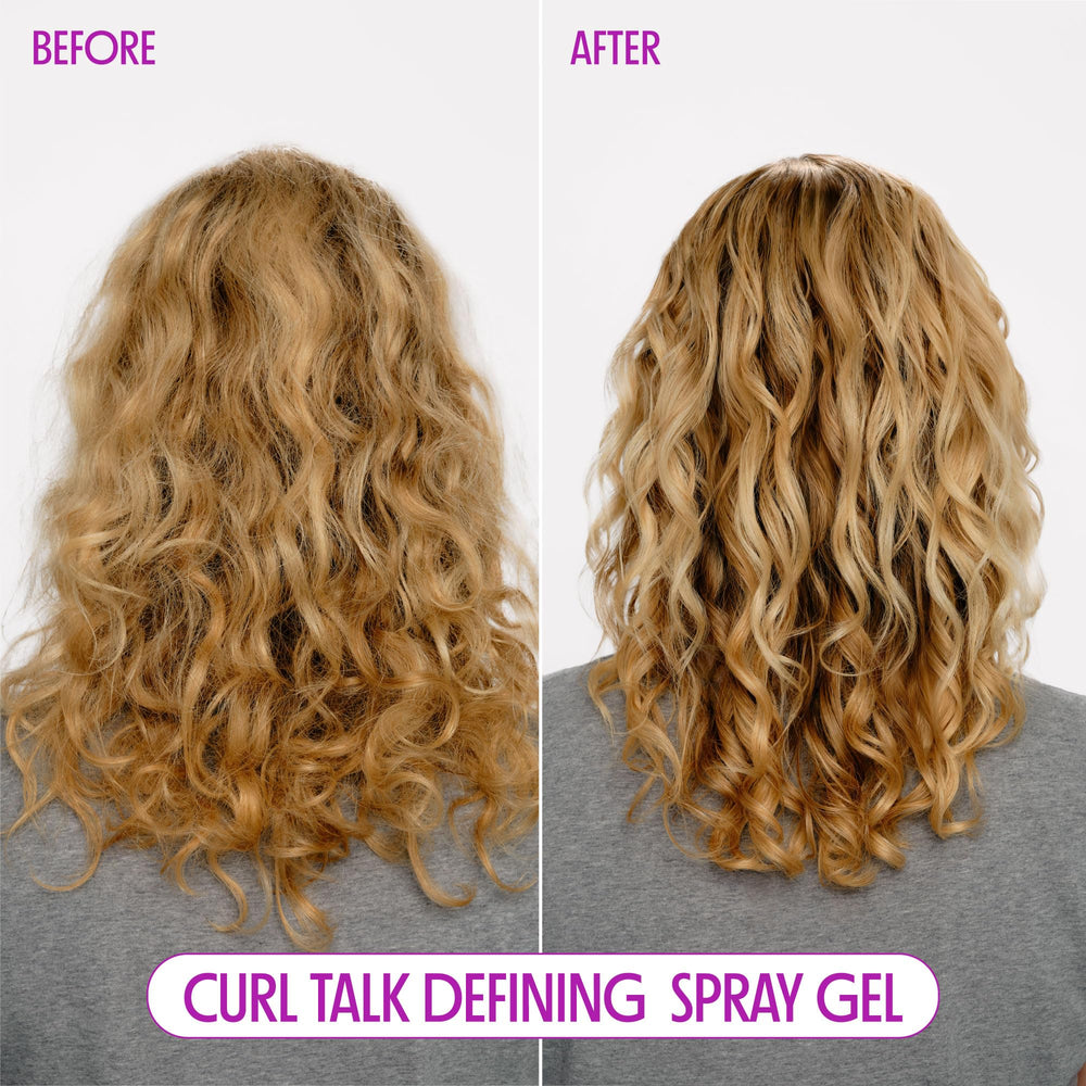 Not Your Mother's Curl Talk spray gel on damp hair defines curls