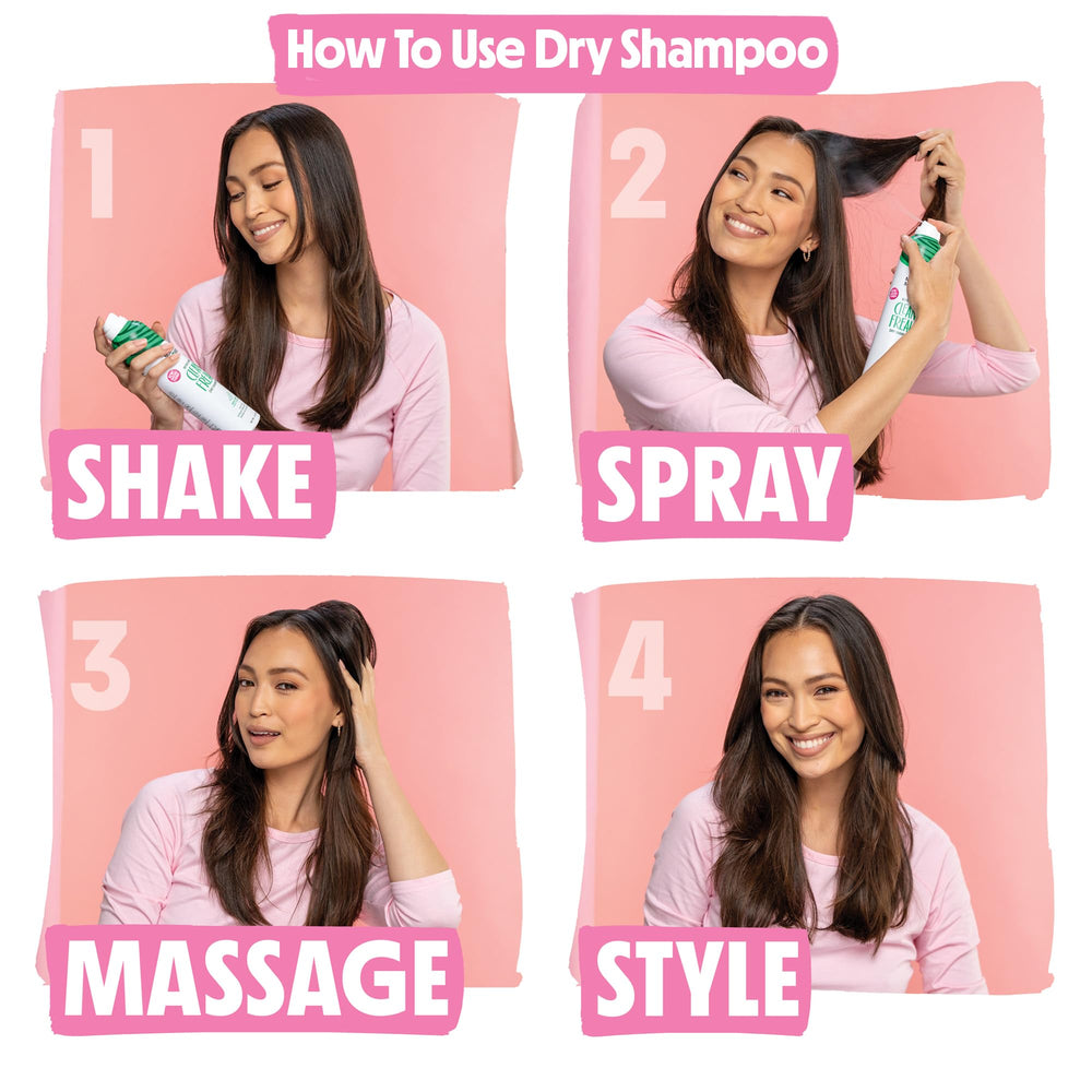 Not Your Mother's dry shampoo texture close-up, shows powder-free, residue-free feel.