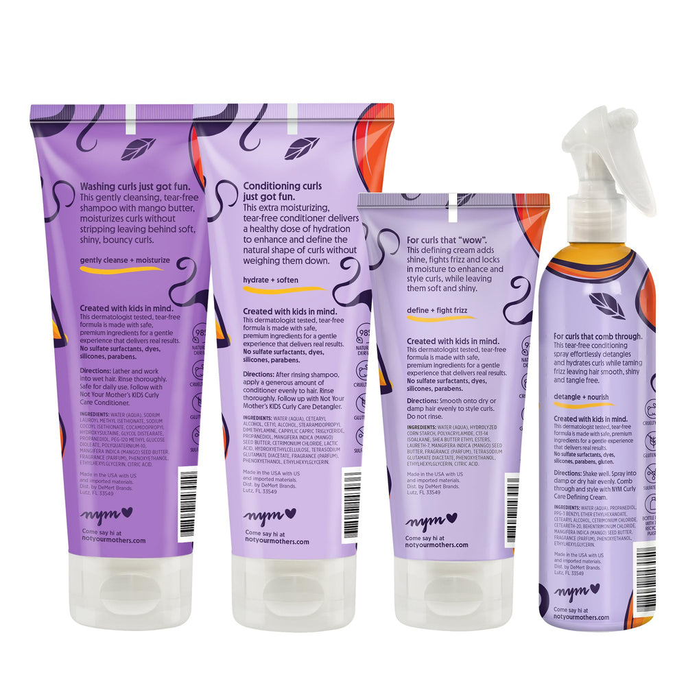 Not Your Mother's Kids Curly Care Conditioner close-up showing smoothing moisture.