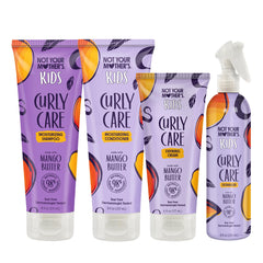 Not Your Mother's Kids Curly Care Shampoo bottle hydrates curls for softness.