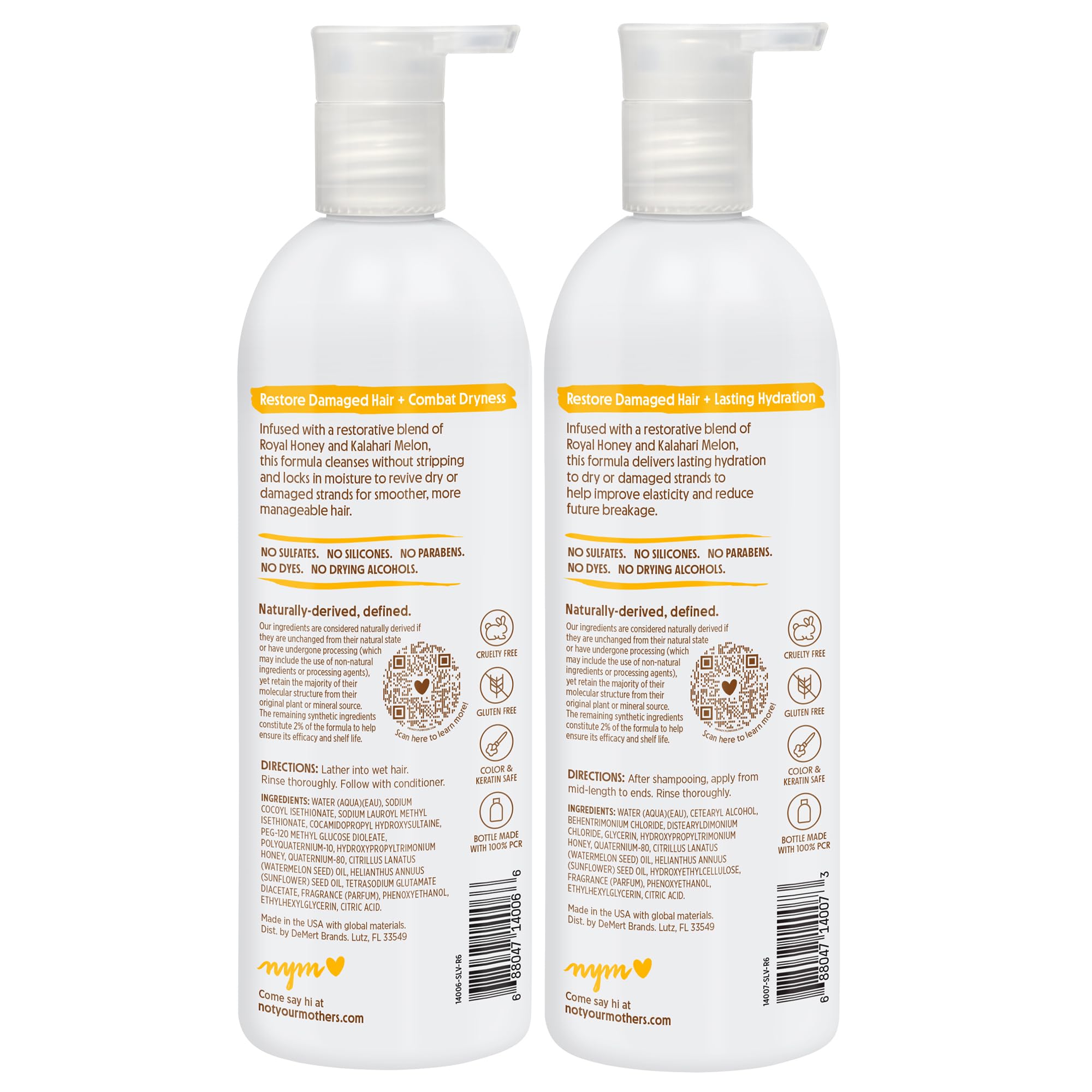 Conjunto de cuidado capilar para uso diario Not Your Mother's Naturals.