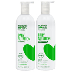 Not Your Mother's Naturals Essential Nourish champú, botella frontal, lista para uso diario.