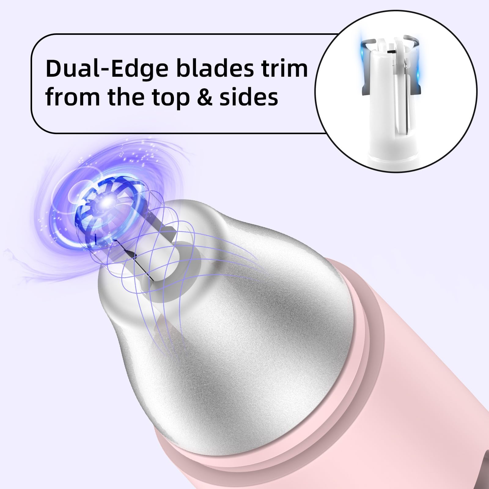 Notato nose trimmer stainless steel edge blade for efficient cutting