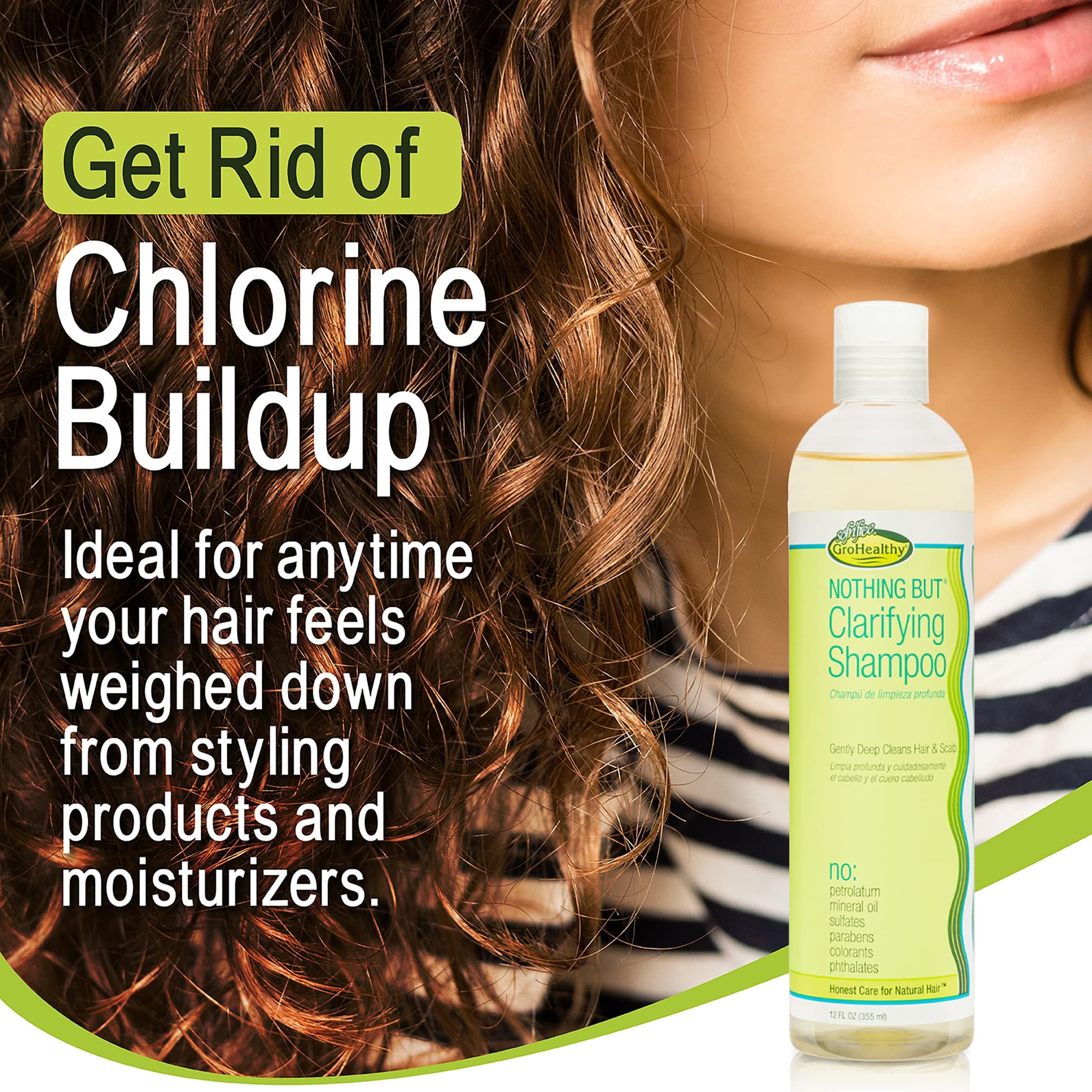 Nothing But Clarifying Shampoo, cuero cabelludo limpio y activo