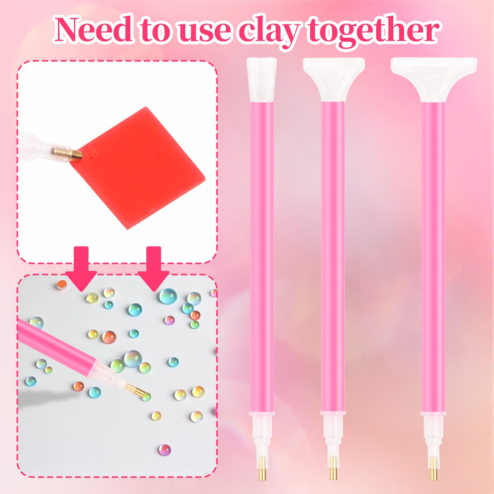 Notoke rhinestone storage tray keeps pieces organized during nail art sessions.