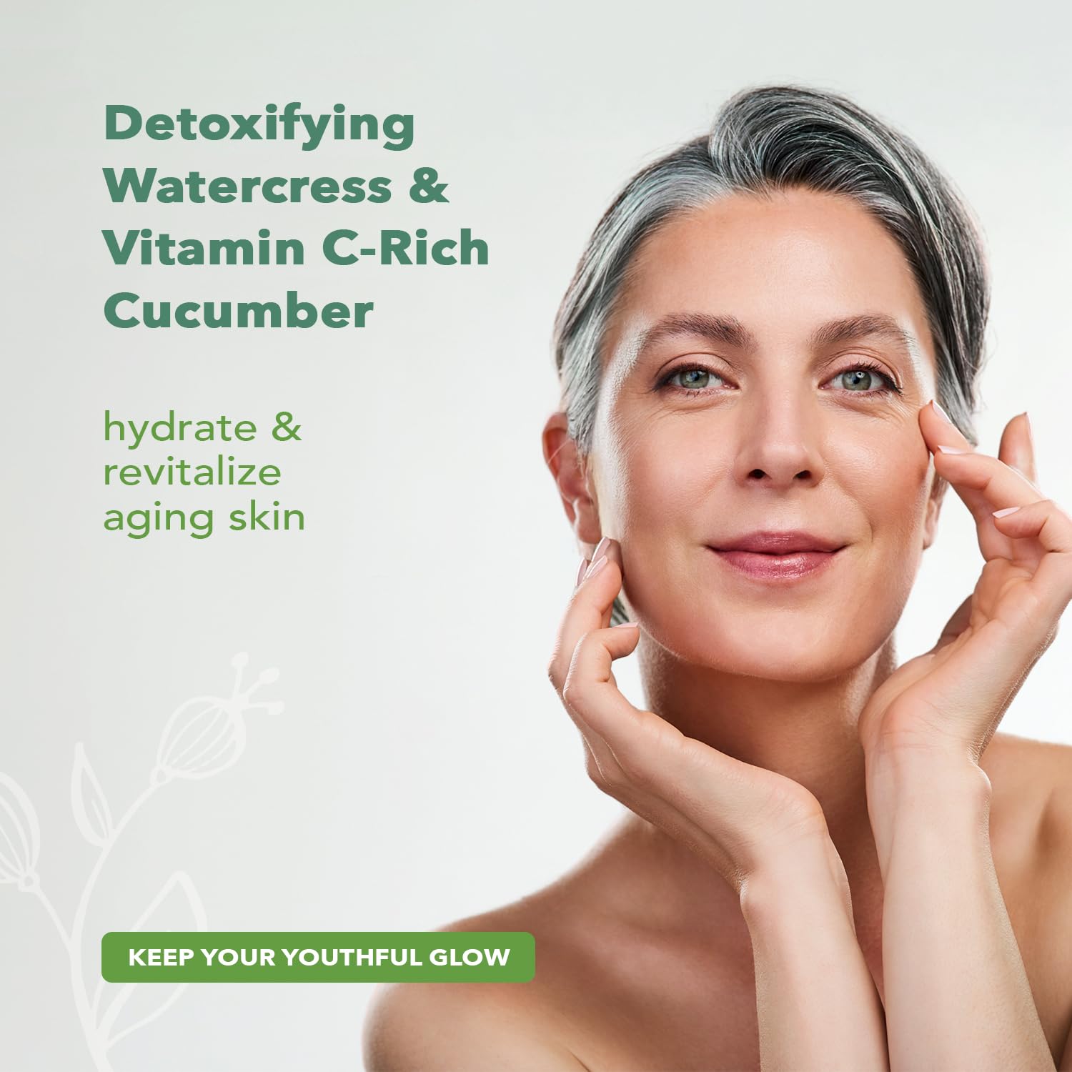Nourish Organic masaje facial de limpieza de mañana y noche