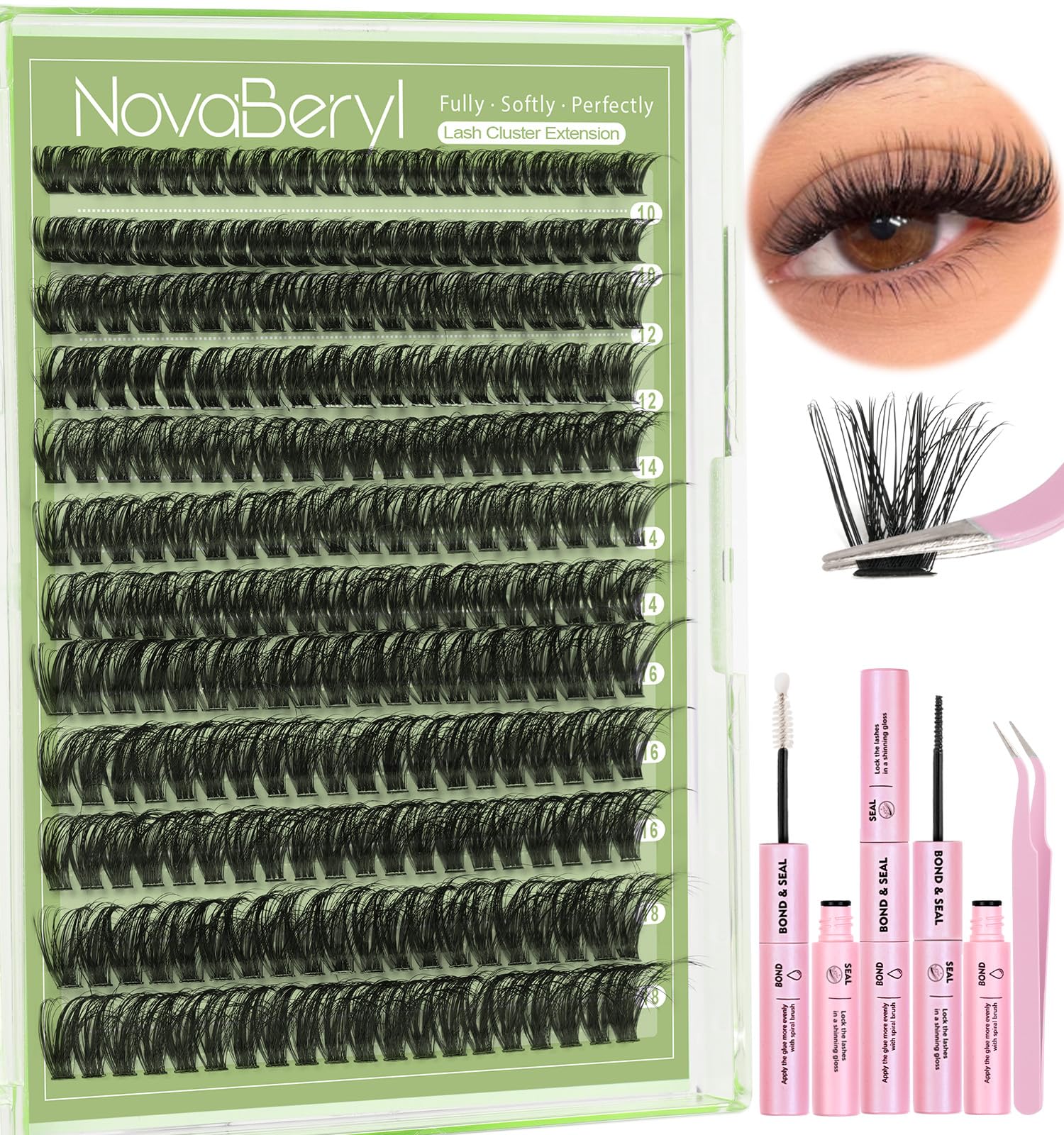 NovaBeryl all-in-one kit for fluffy volume at home.