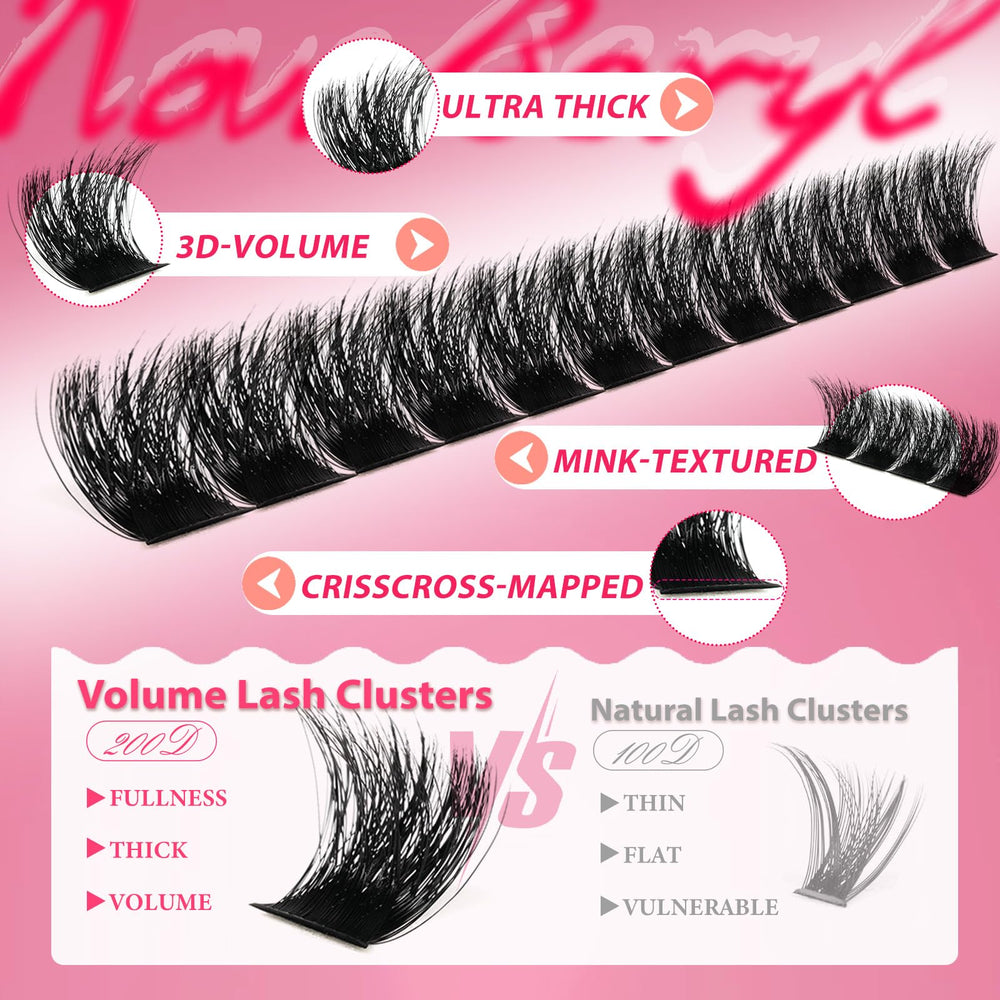 NovaBeryl Mixed 10–18mm lengths for versatile styling options.