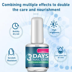 NovaCharm quick dry application demonstrates fast-drying formula without UV lamp.