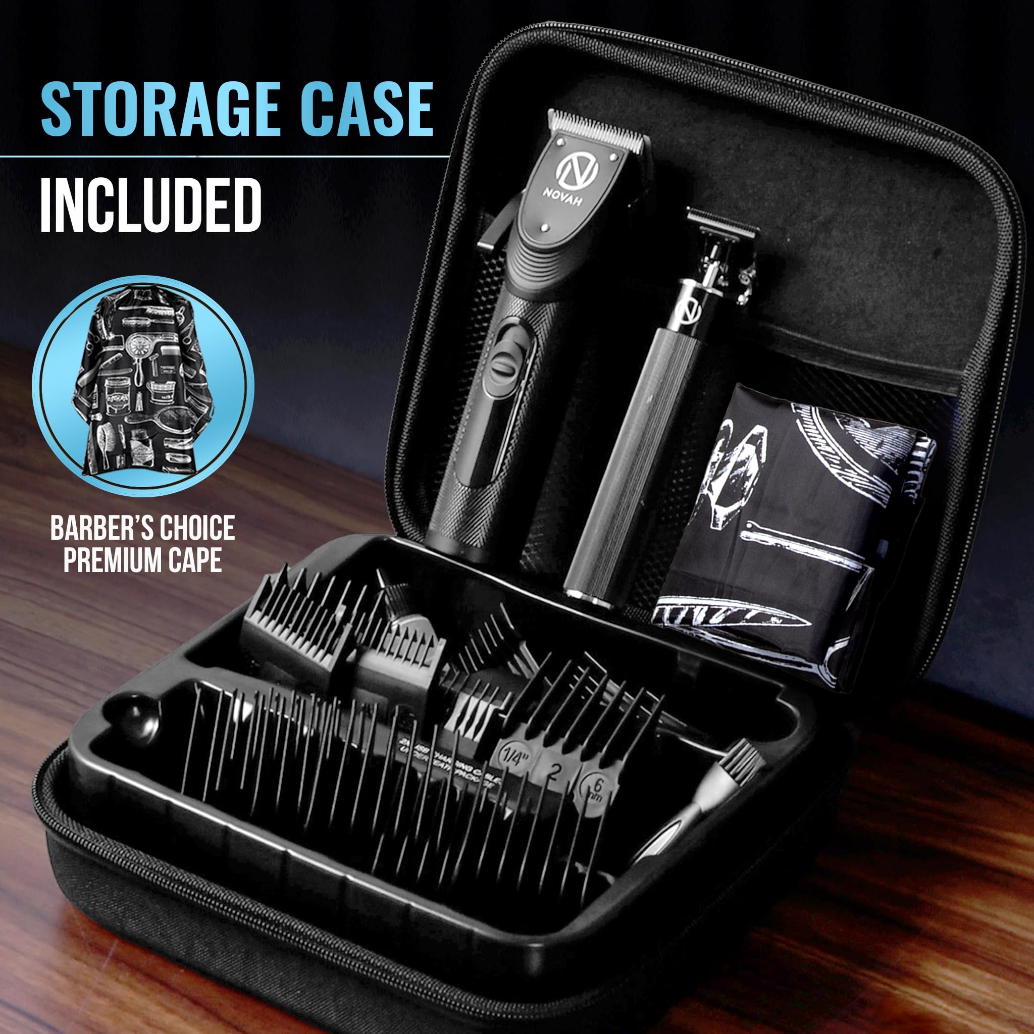 NOVAH Grooming ergonomic design reduces wrist fatigue during extended grooming sessions