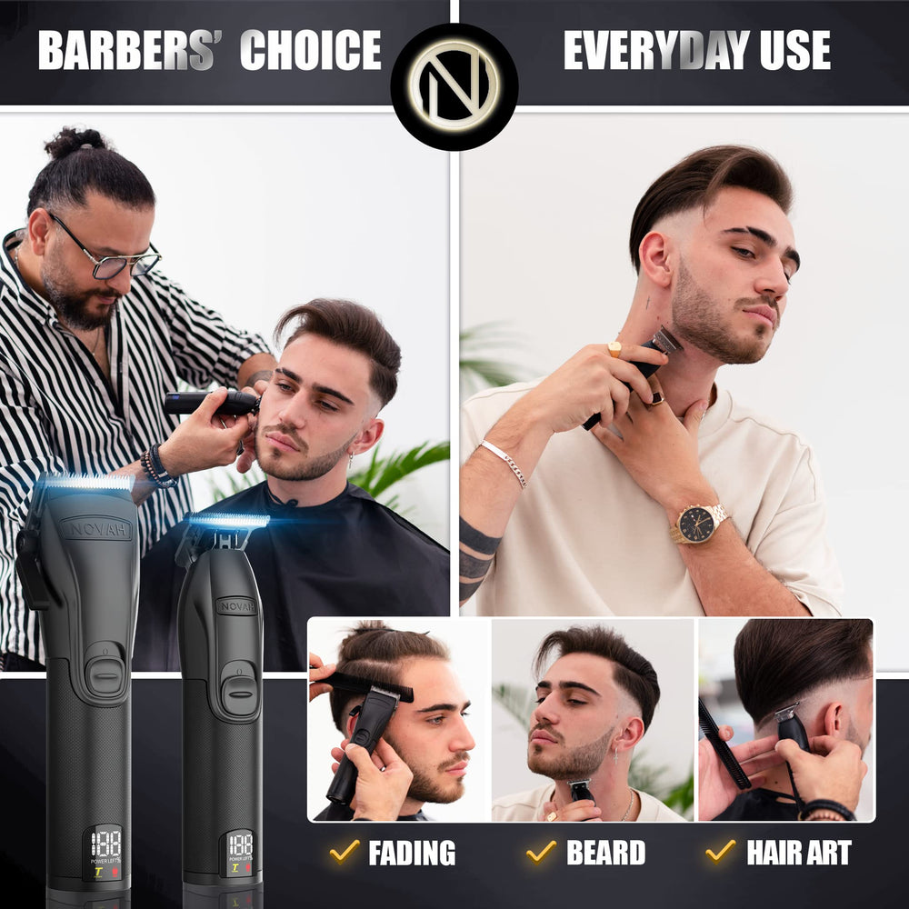 NOVAH Grooming metal unibody clippers offering premium feel and durability