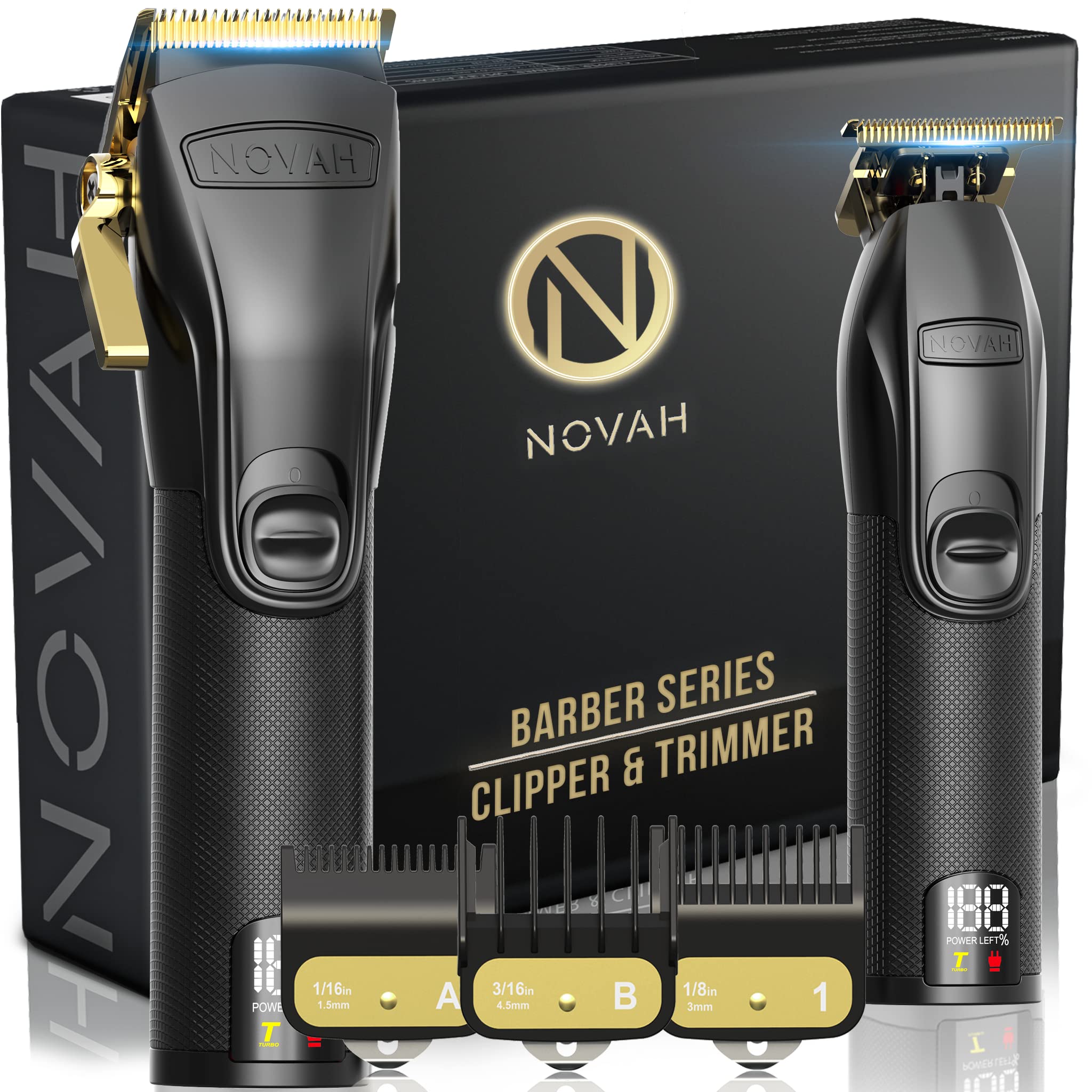 NOVAH Grooming professional clippers side view for precise fades
