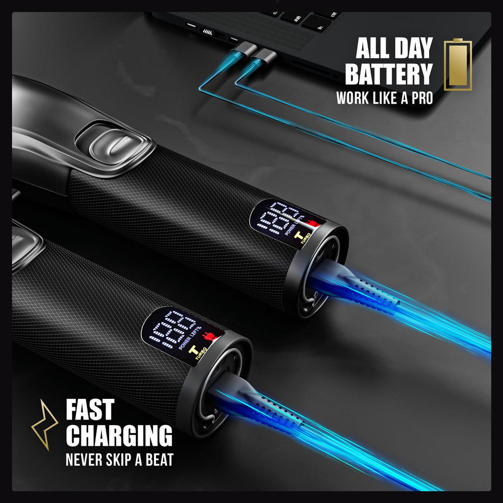 NOVAH Grooming trimmer turbo-two-speed angle for adaptable power and efficiency