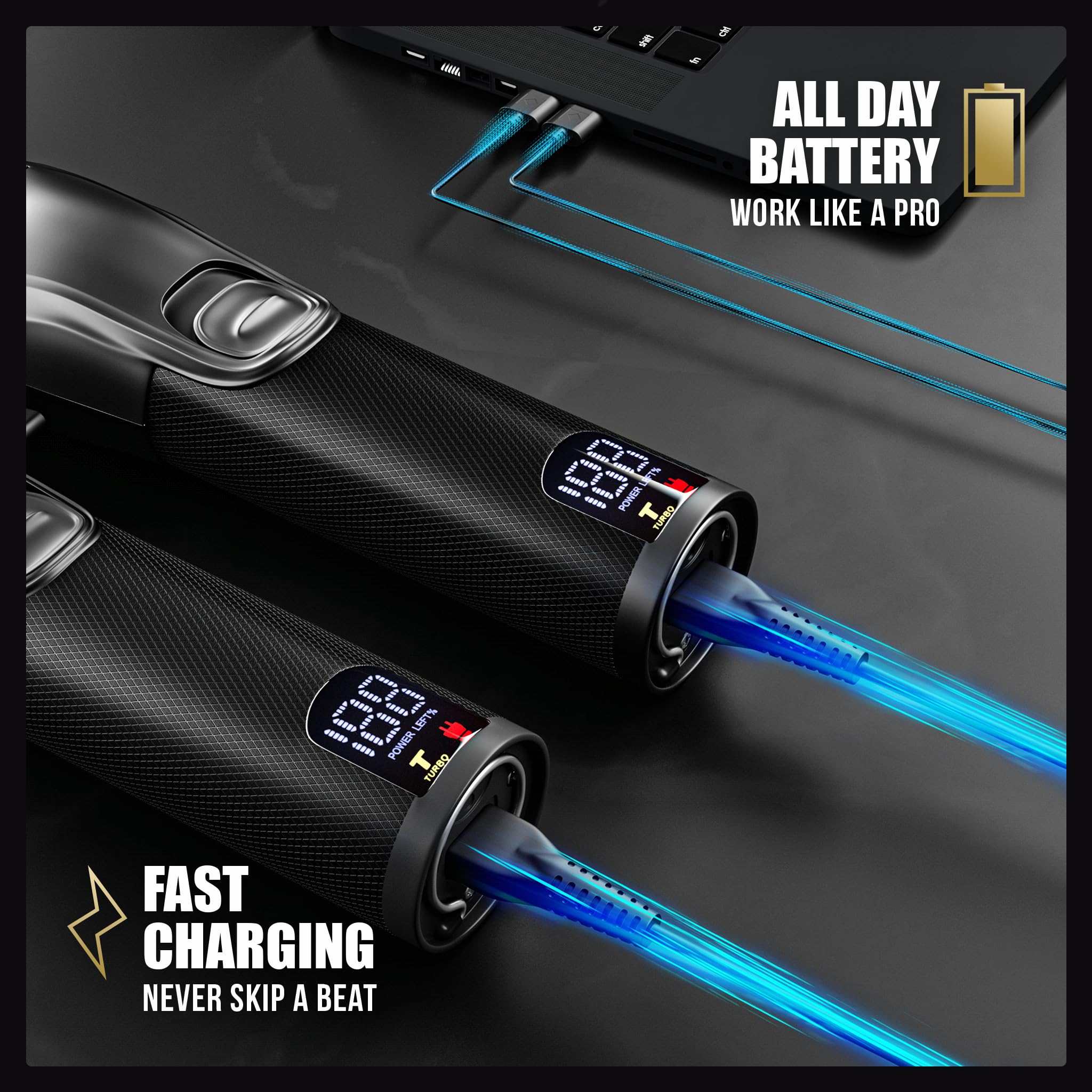 Novah Grooming turbo speed mode adds extra power when needed