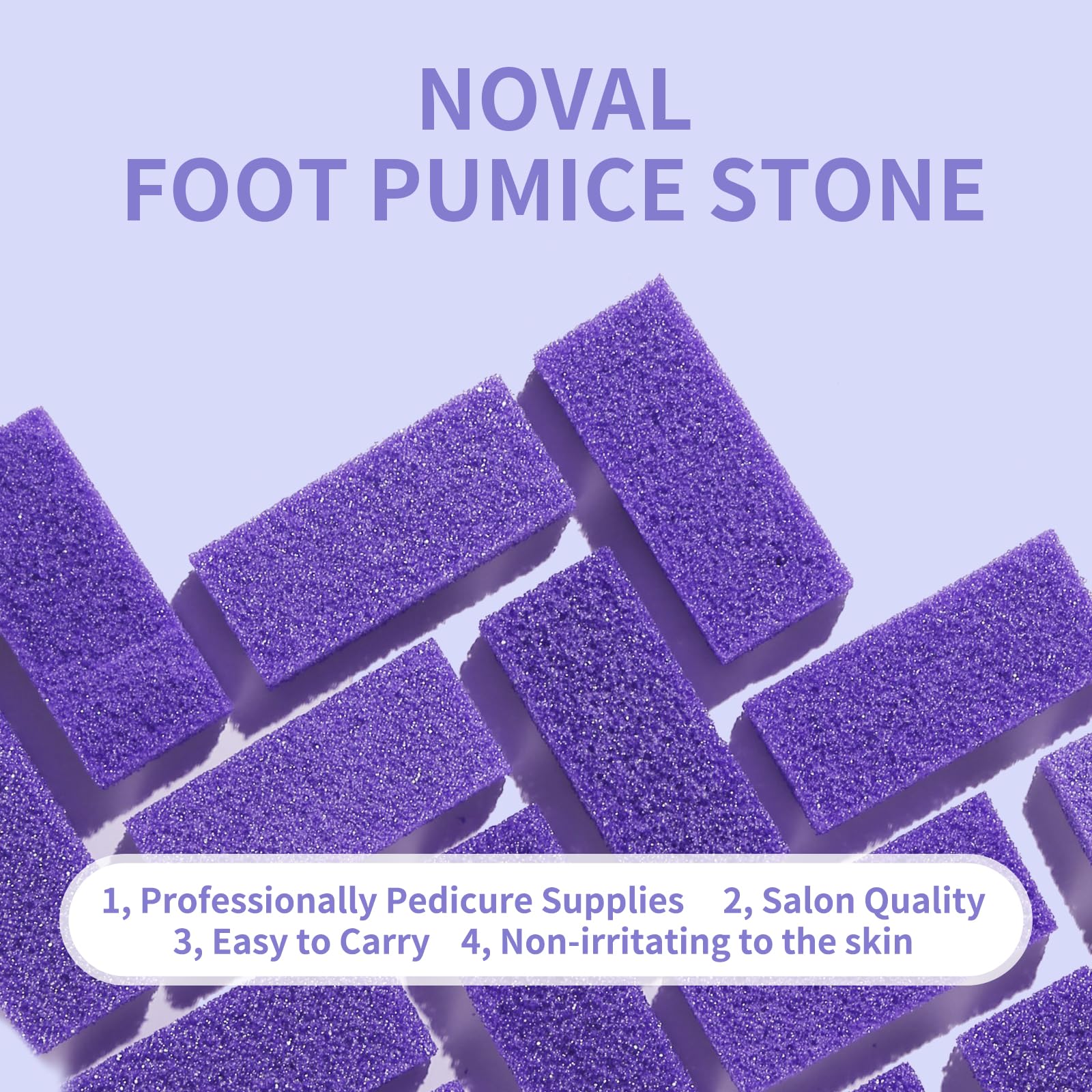 NOVAL foot pumice stone ideal for professional or home callus removal