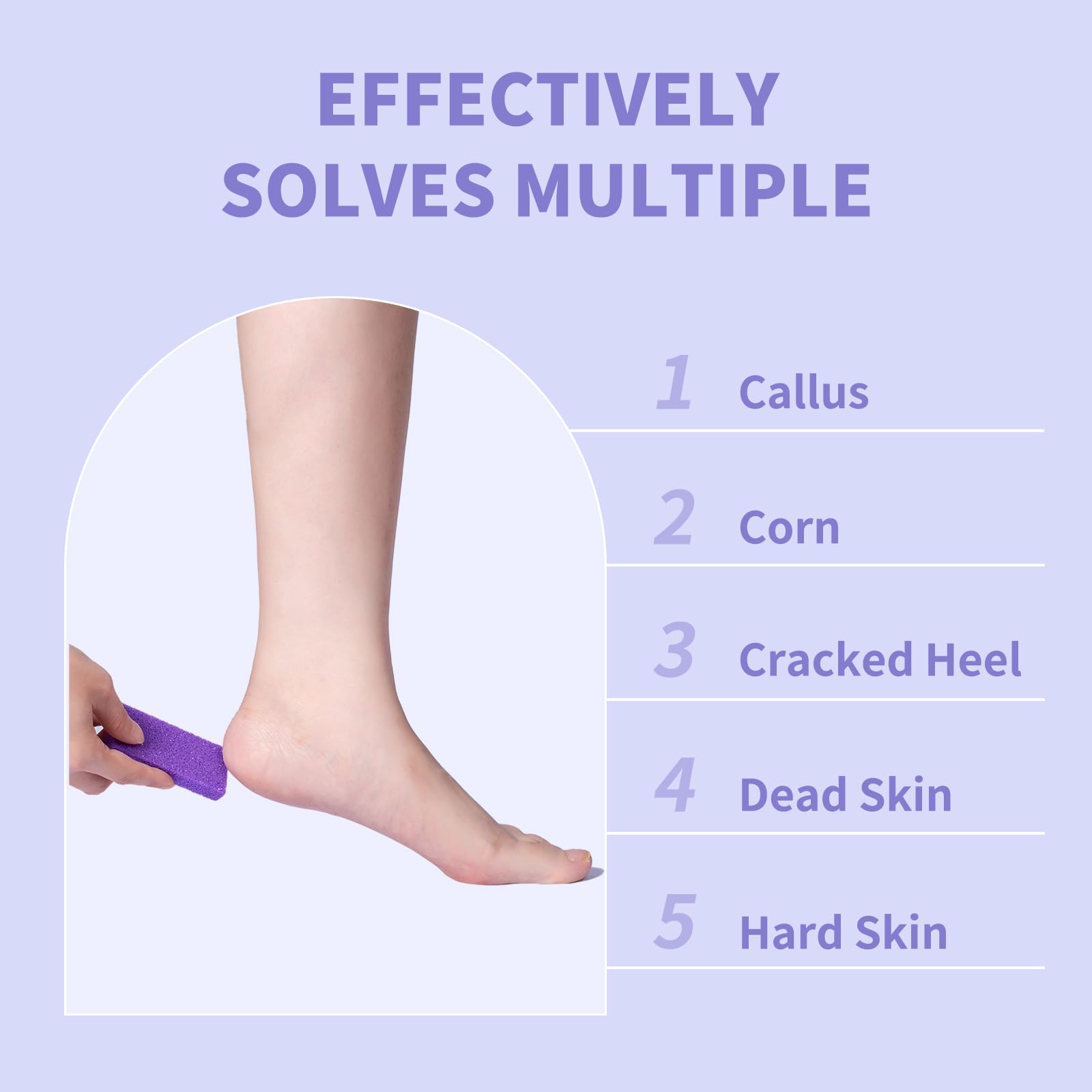 NOVAL pedicure stone for professional-grade foot care and exfoliation