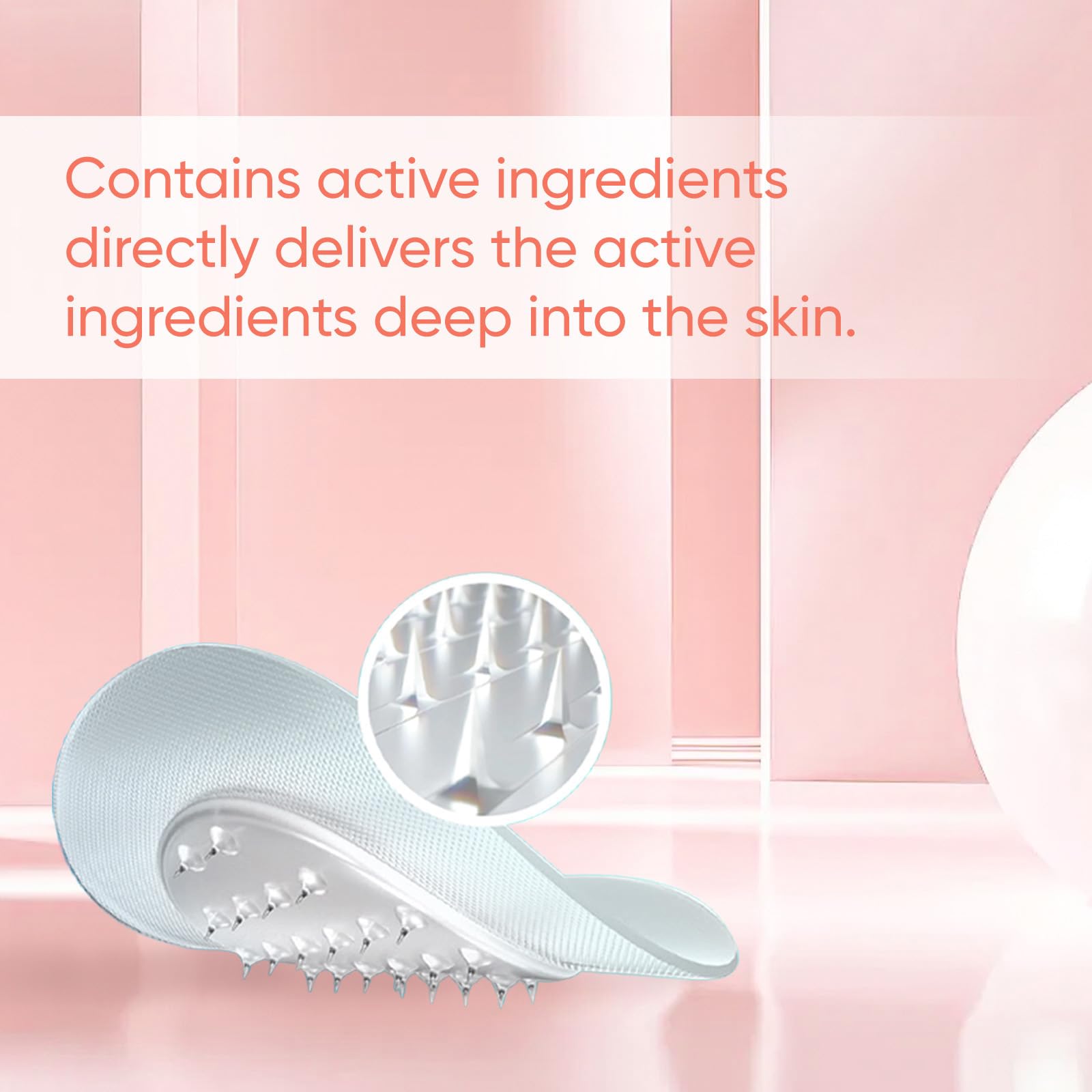 Ingredient icons alongside NOVALIFT Micro Eye Patches highlight premium actives.