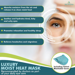 NOVEHA Calor en Microondas para alivio rápido de ojos