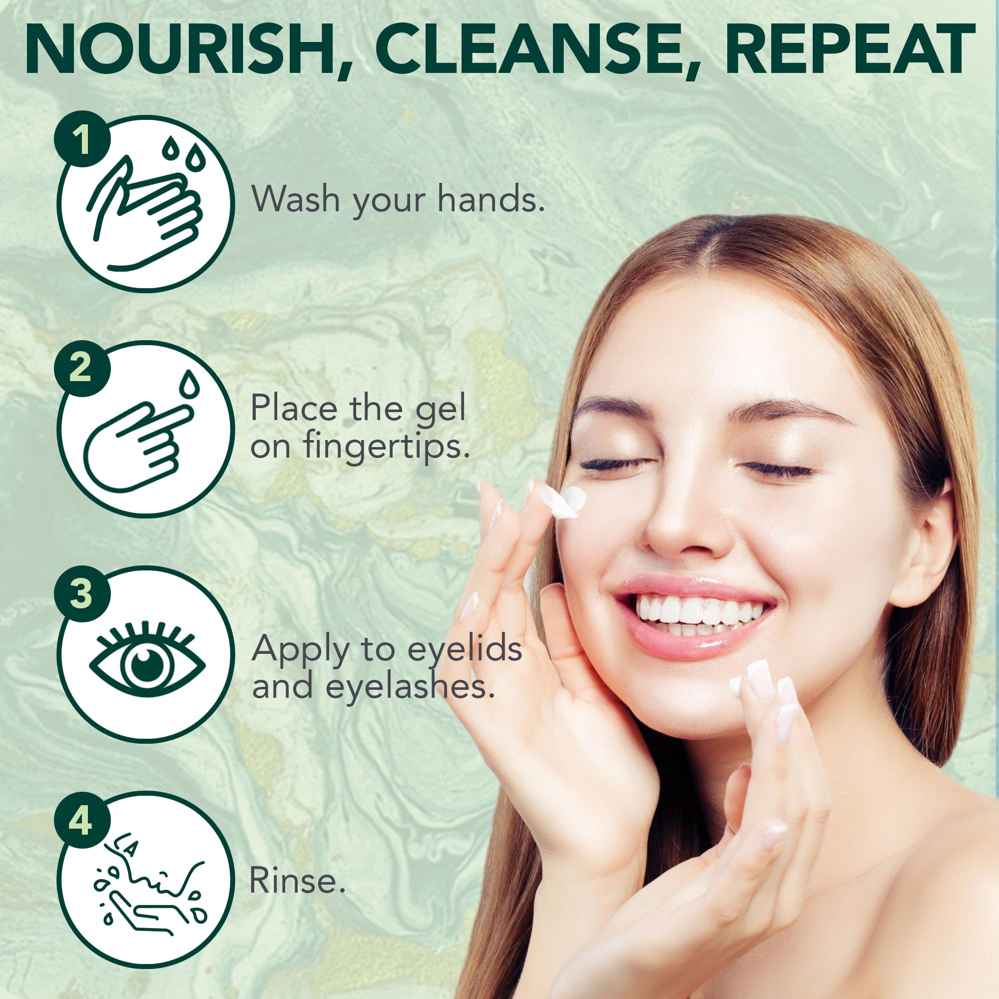 NOVEHA Demodex Gel con ácido hialurónico mejora la hidratación.