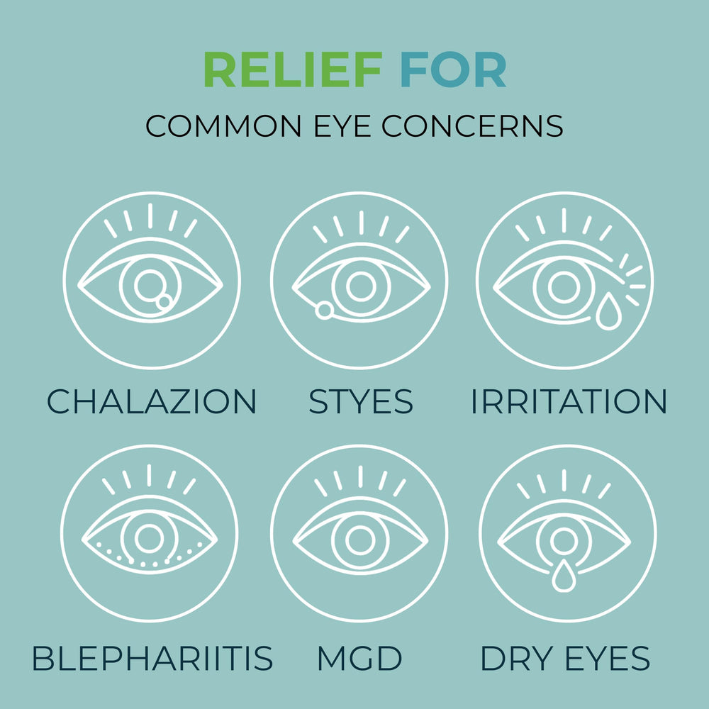 Apta para piel sensible y ojos irritados con comodidad.