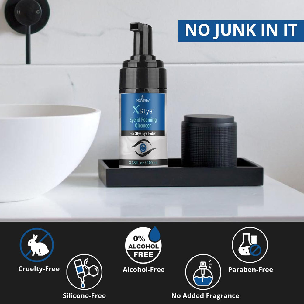 NOVEHA XStye: envase de 100 ml para uso diario.