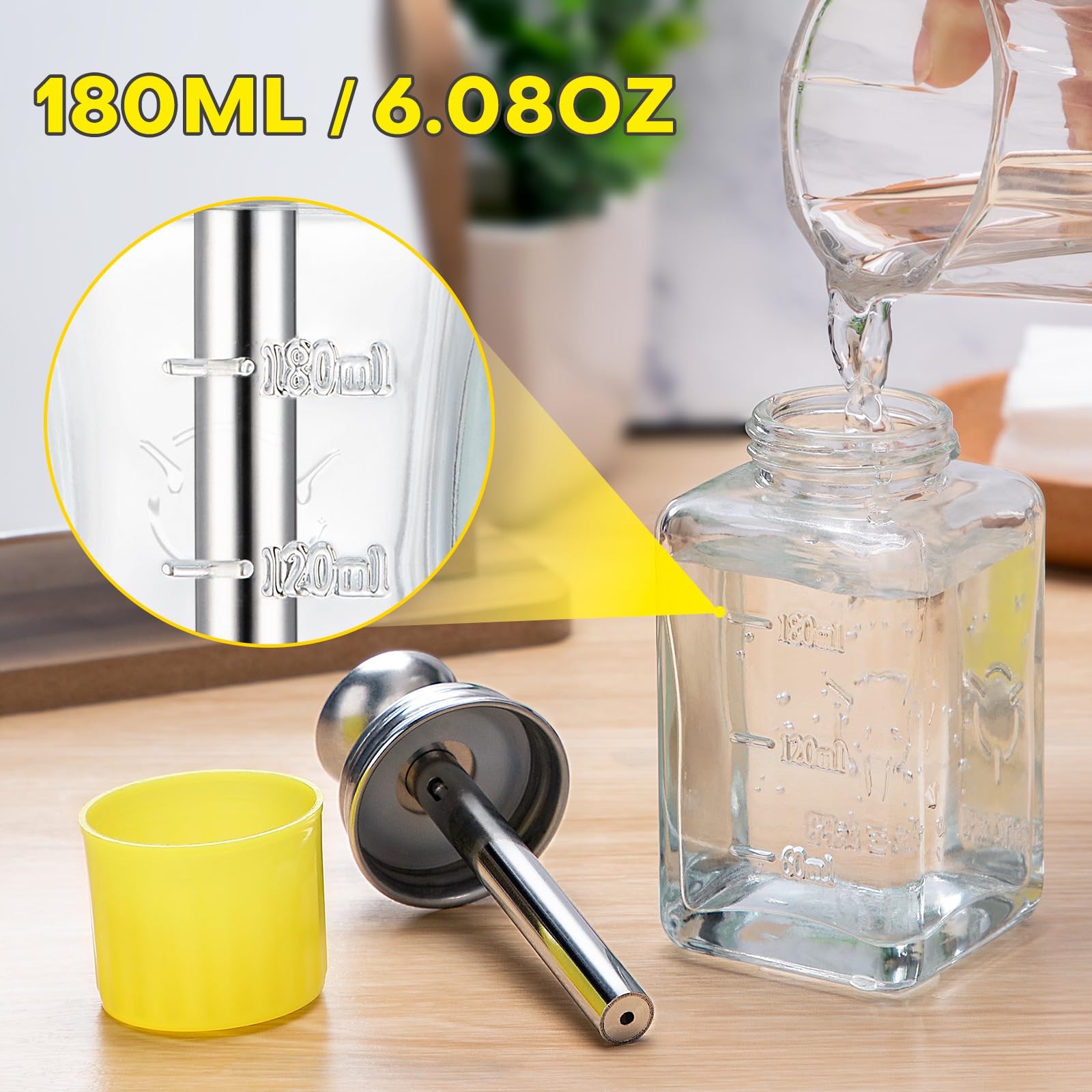 Noverlife 6oz bottle stores remover securely for easy use.