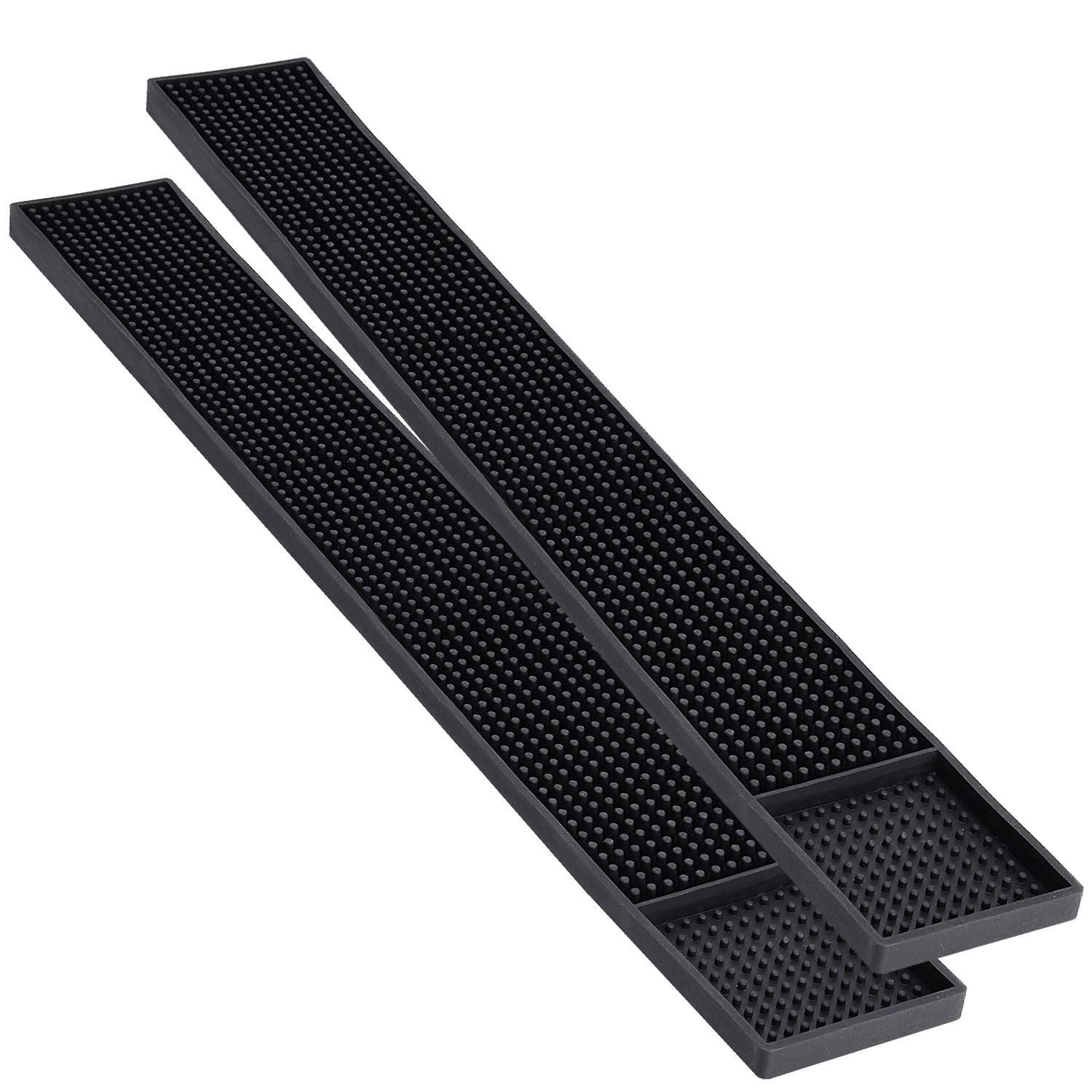 Noverlife bar mats rubber anti-slip left view showing spill protection at the bar