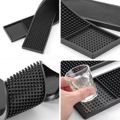 Noverlife bar mats rubber anti-slip top view ready for busy service counter