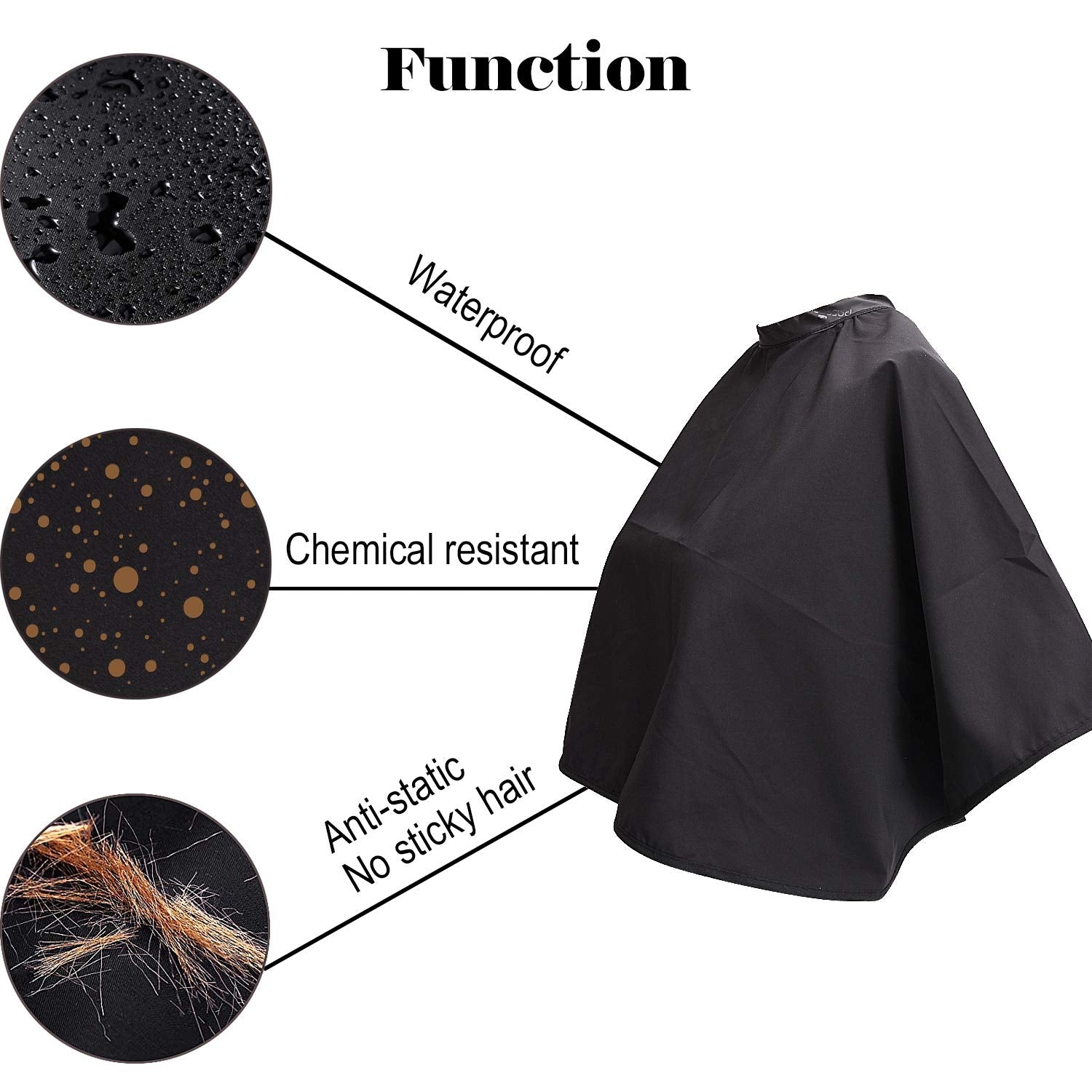 Noverlife cape suitable for beauticians in studio settings and professional environments