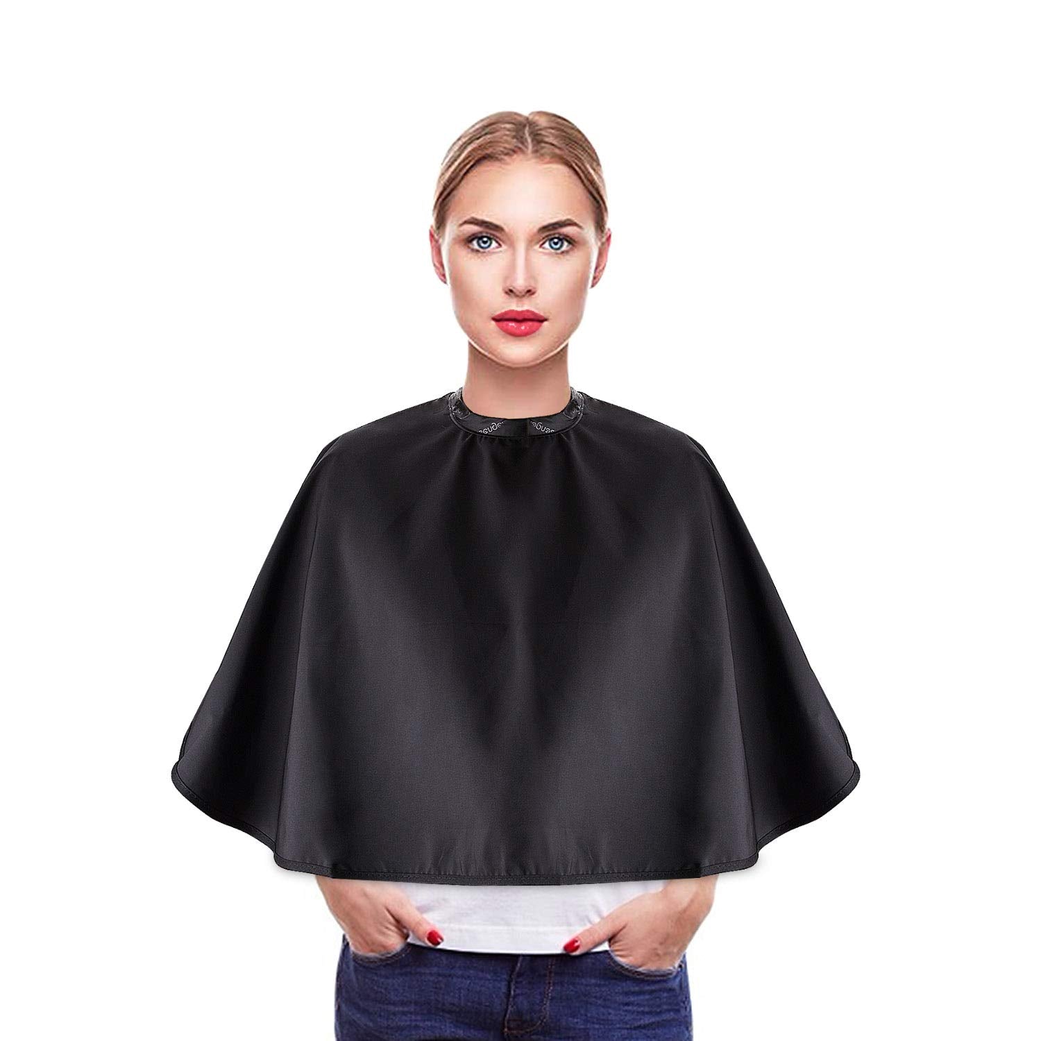 Noverlife cape protects clients during appointments and beauty routines