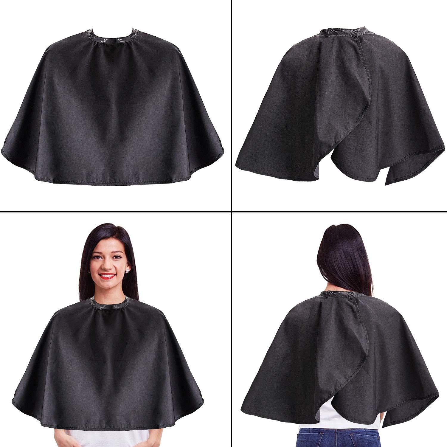 Noverlife cape supports hair styling and comb-outs with minimal interference
