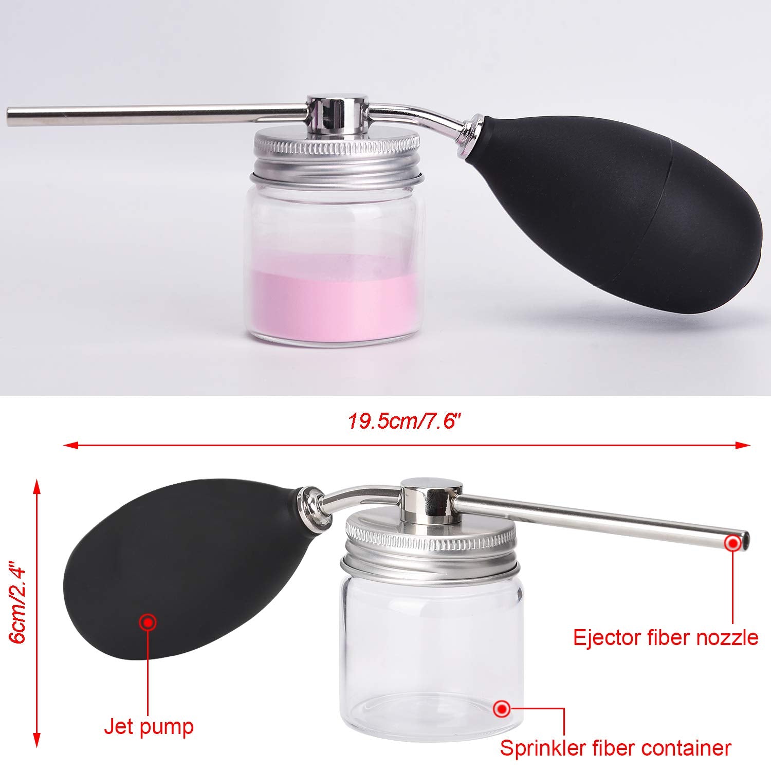 Noverlife metal nozzle helps prevent clogging and durable performance.