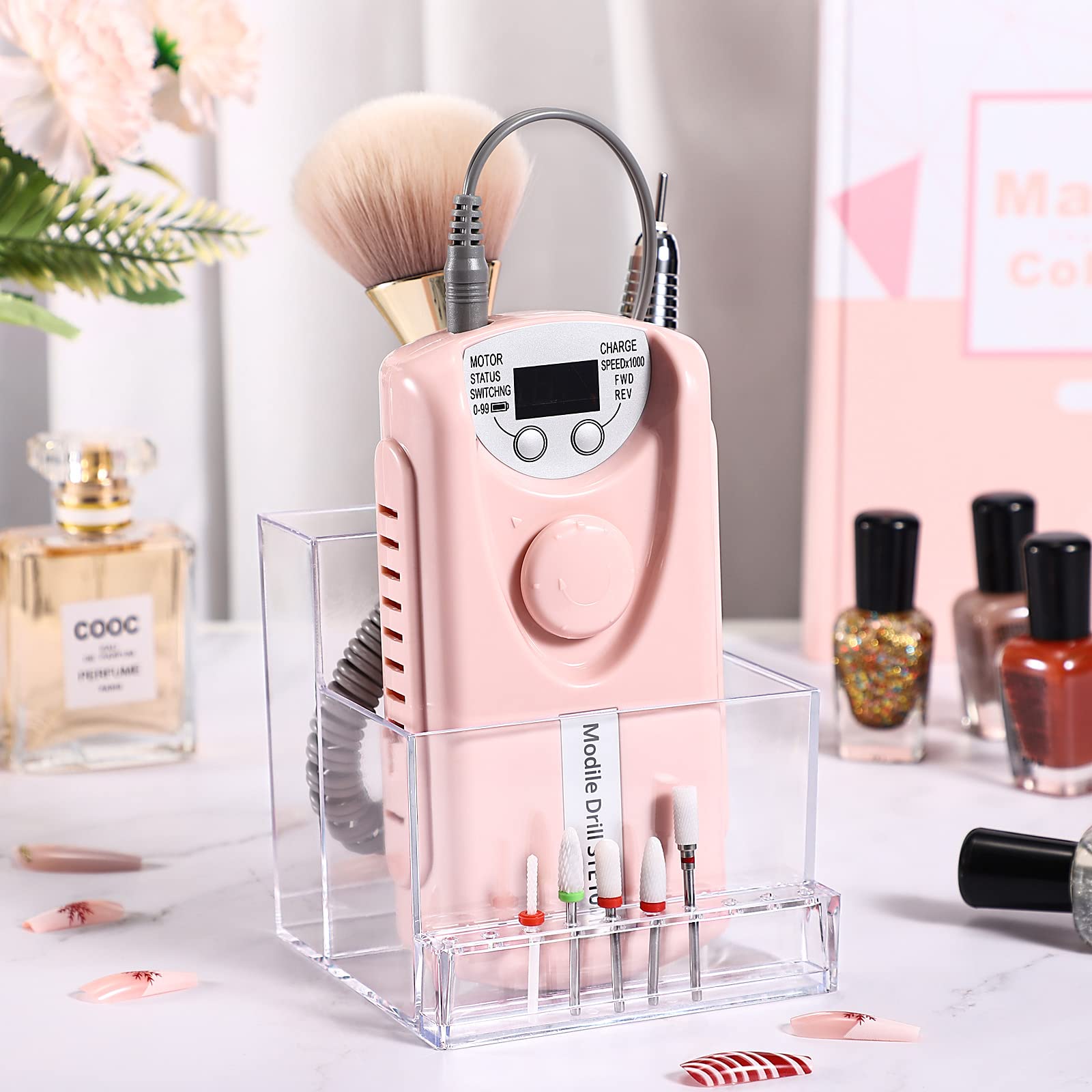 Noverlife compact desk display case for on-desk organization