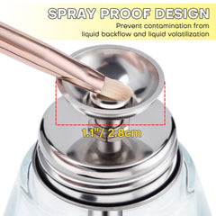 Noverlife cone pump designed for smooth nail polish remover application.