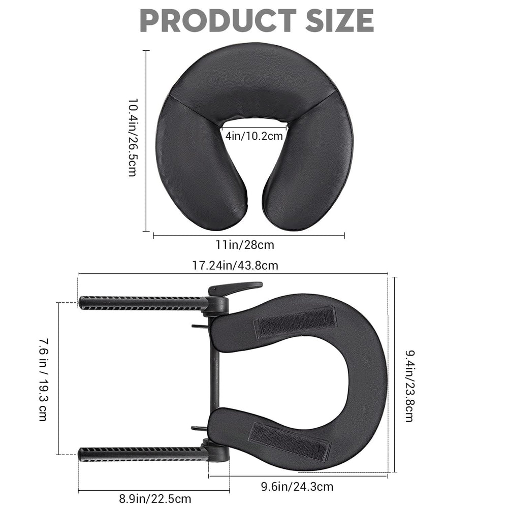 Noverlife easy-install face cradle with simple straps and rods
