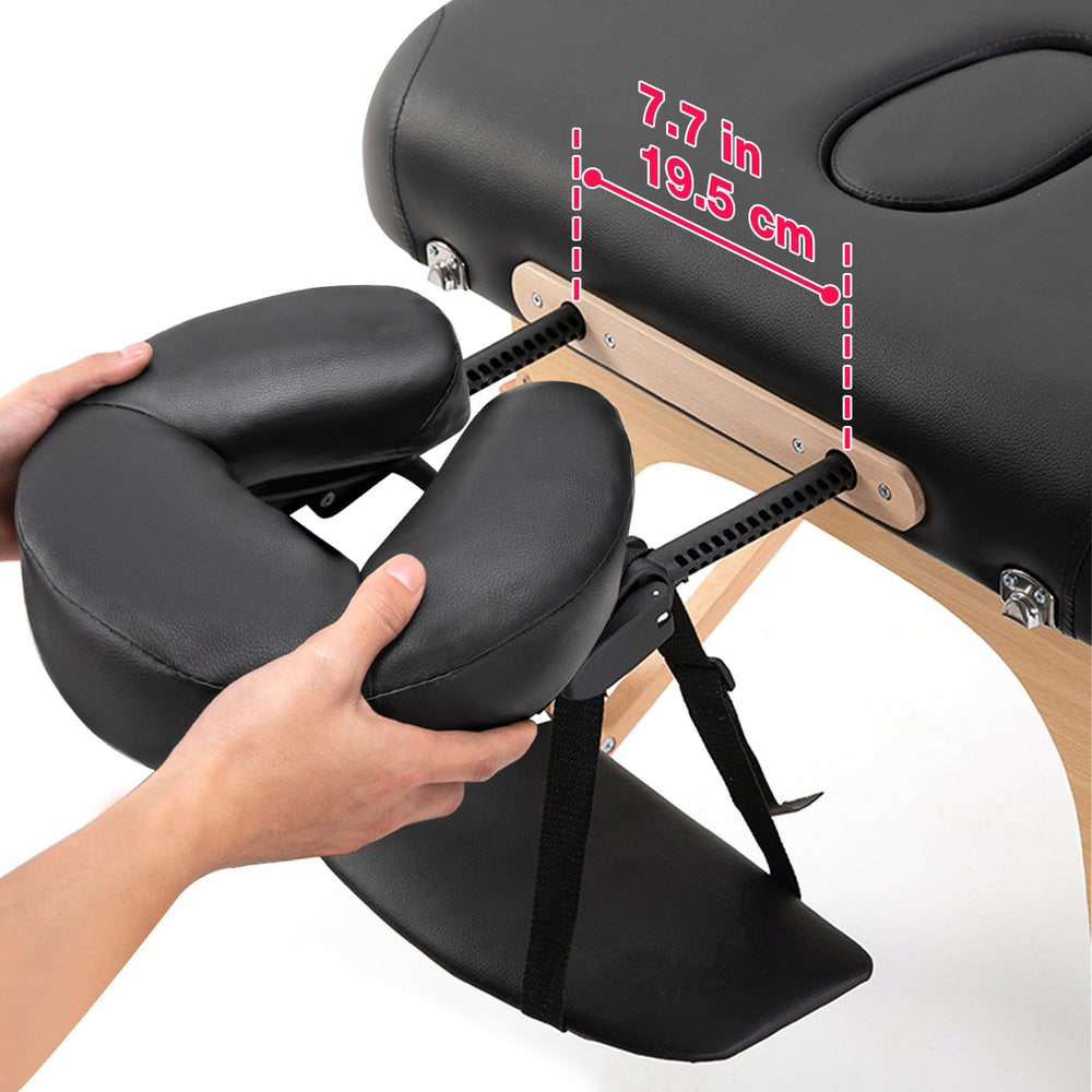 Noverlife face-down cushion demonstrates plush comfort for prone sessions